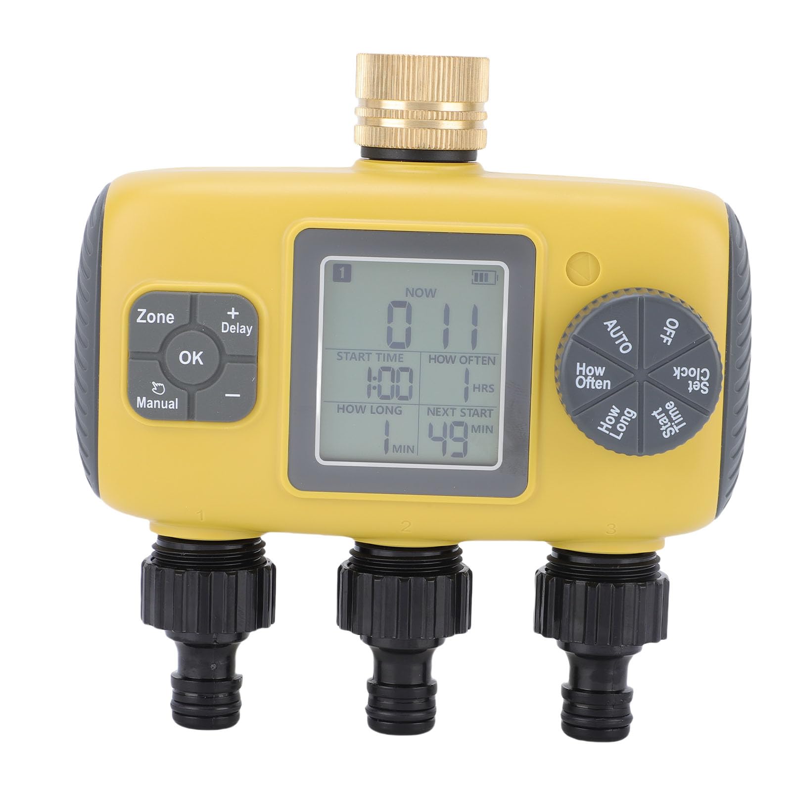 Sonew Timer da Giardino con Ritardo Pioggia IPX5 Modalità Automatica Manuale per Orto, Prato, Aiuola