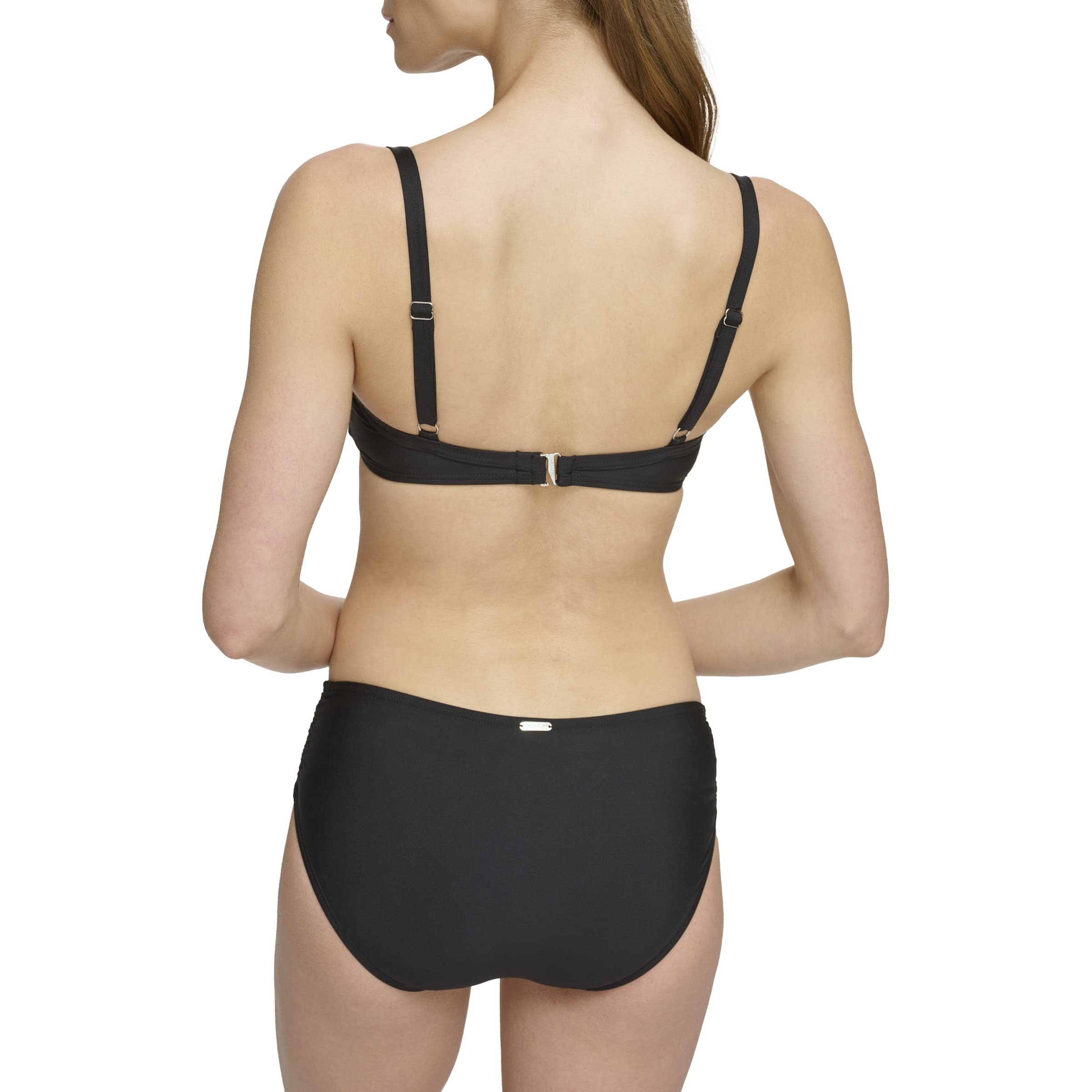 Calvin Klein Top bikini Kobiety Twist Over The Shoulder Underwire Bra Top