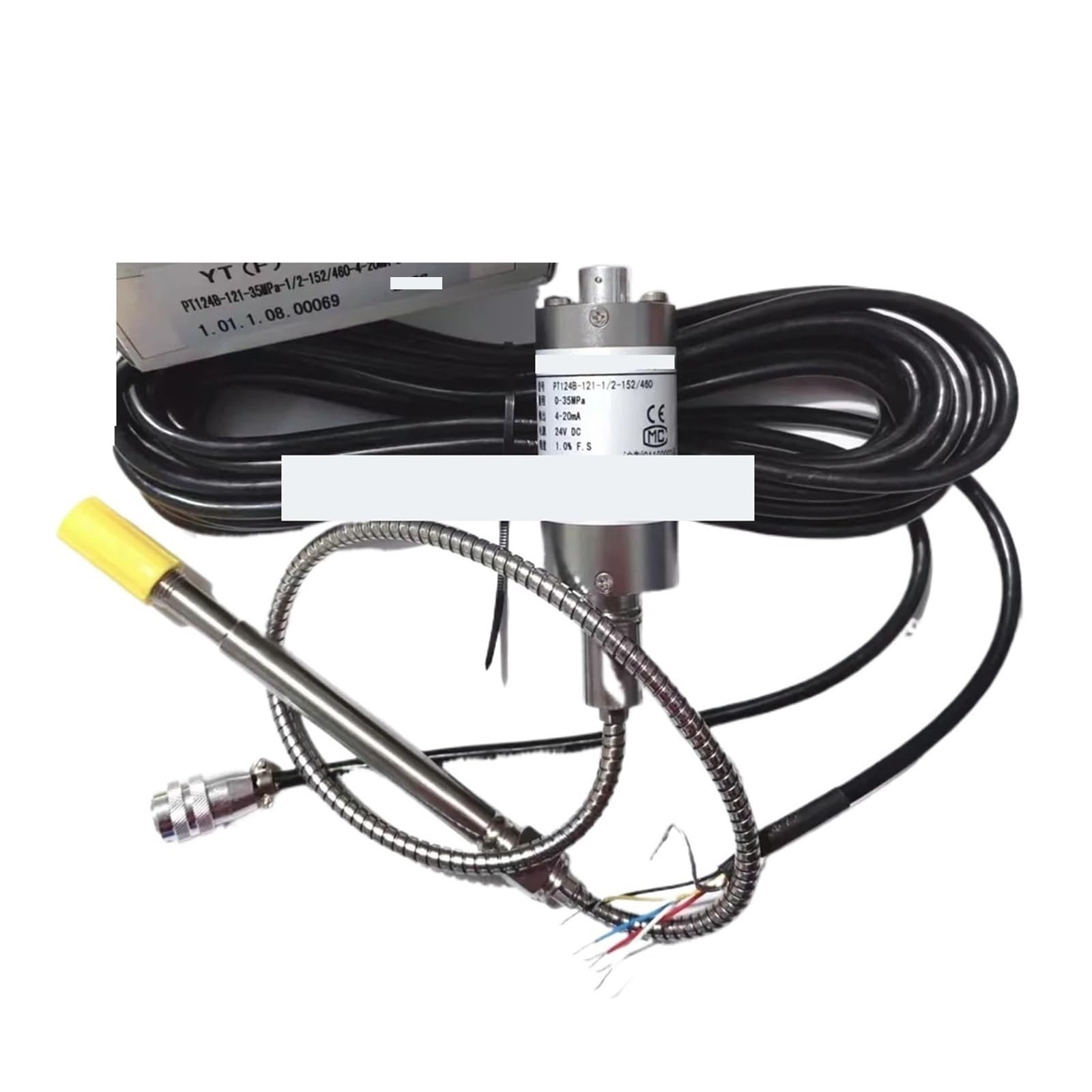 Transmetteur de pression de fusion PT124B-121 4-20mA pour haute température