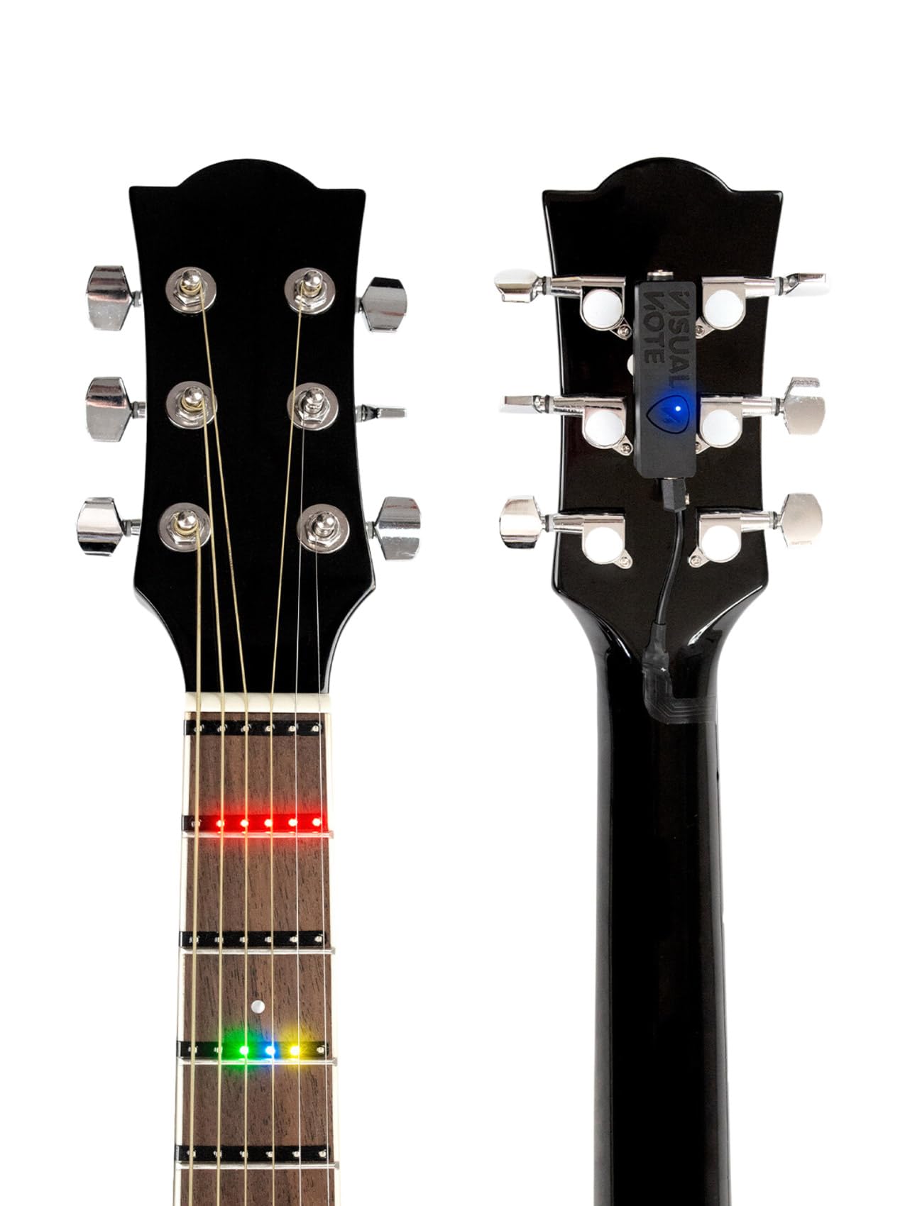 VISUAL NOTE - Kit F, guitar learning and learning device, consisting of