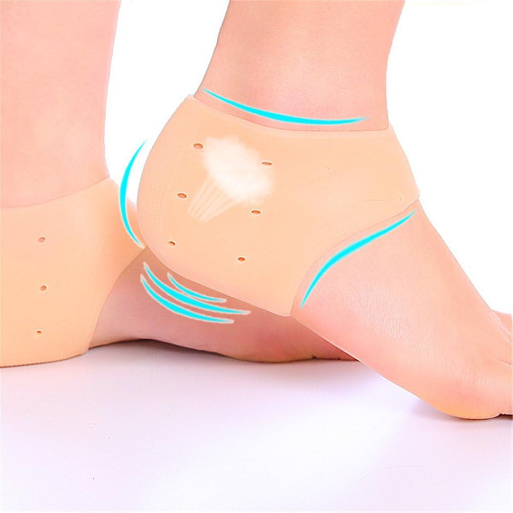 Alice Windowshop Planter Fasciitis Sleeve Instant Foot Pain Relief Kit 1 Pair Packed Skin Color