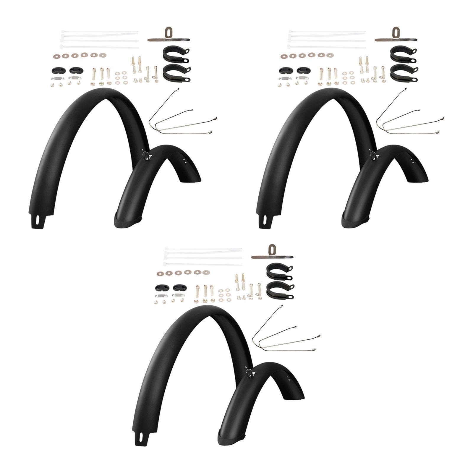 Guardabarros para Bicicletas Guardabarros de montaña para Bicicleta, Conjunto de Guardabarros Delantero y Trasero, Guardabarros para Bicicleta salpicaderos Delantero Trasero