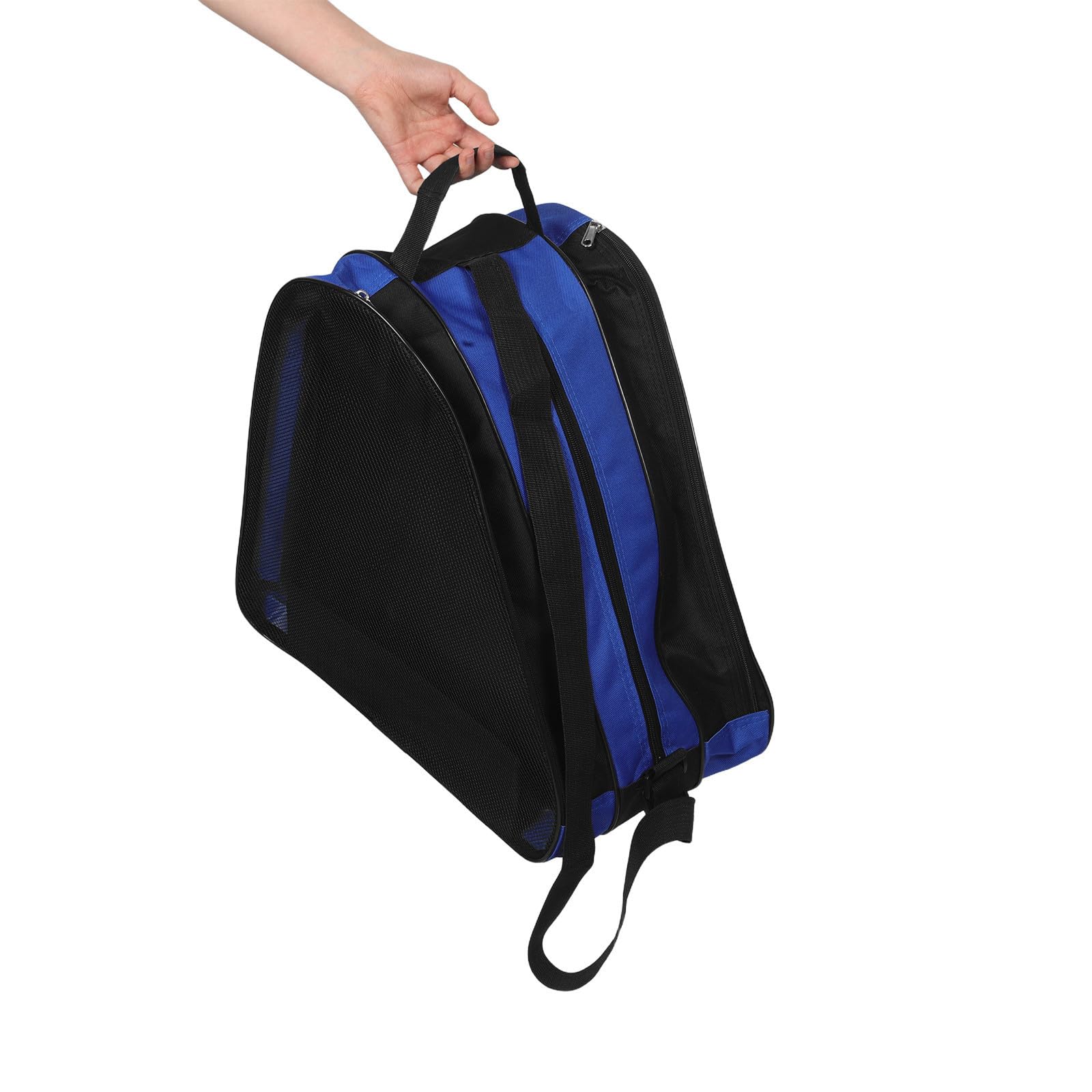 2 Piezas Bolsa para Patines de Hielo con Correa Ajustable, Tela Oxford Resistente, Compartimentos Organizados y Amplio Volumen Interno Niñas en Patinaje al Aire Libre