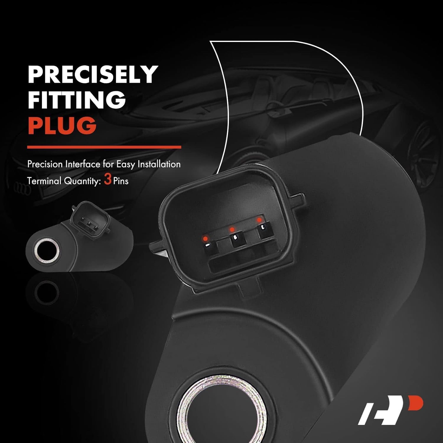 A-Premium VVT Intake & Exhaust Camshaft Position Actuator Solenoid Valve Kit W/Camshaft Crankshaft Sensor - Compatible with Chevy GMC Buick Pontiac Saturn - Replace 12655421 12655420 12577245 907-799