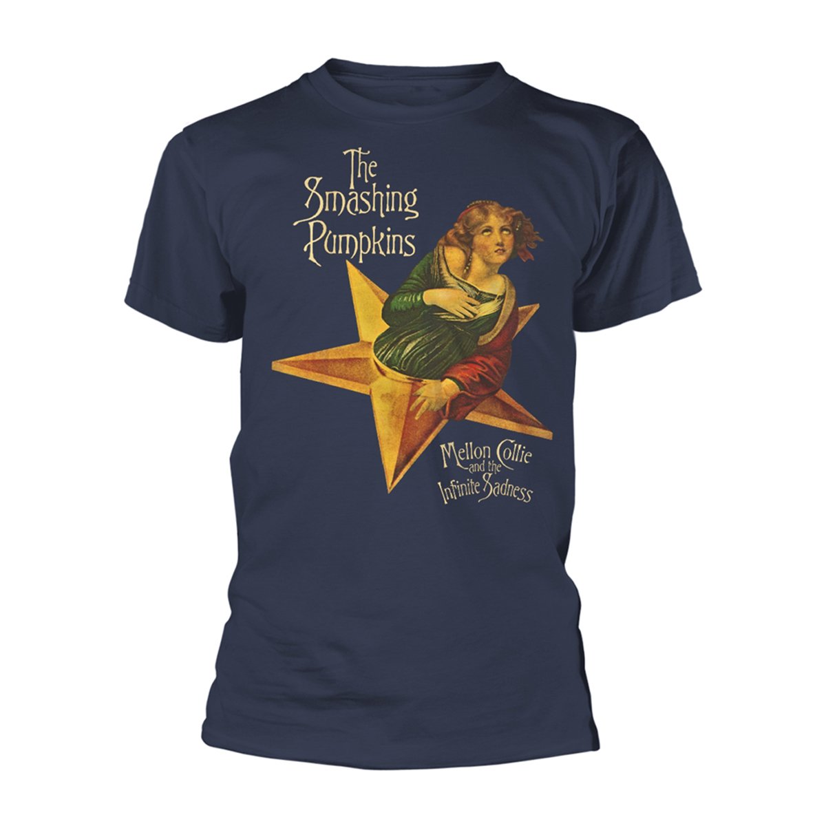The Smashing Pumpkins Mellon Collie Official Tee T-Shirt Mens Unisex (XX-Large) Blue