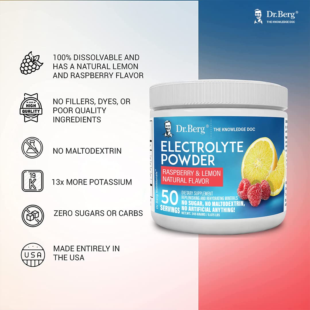Buy Dr. Berg Nutritional Electrolyte Powder Solo Pack Online at