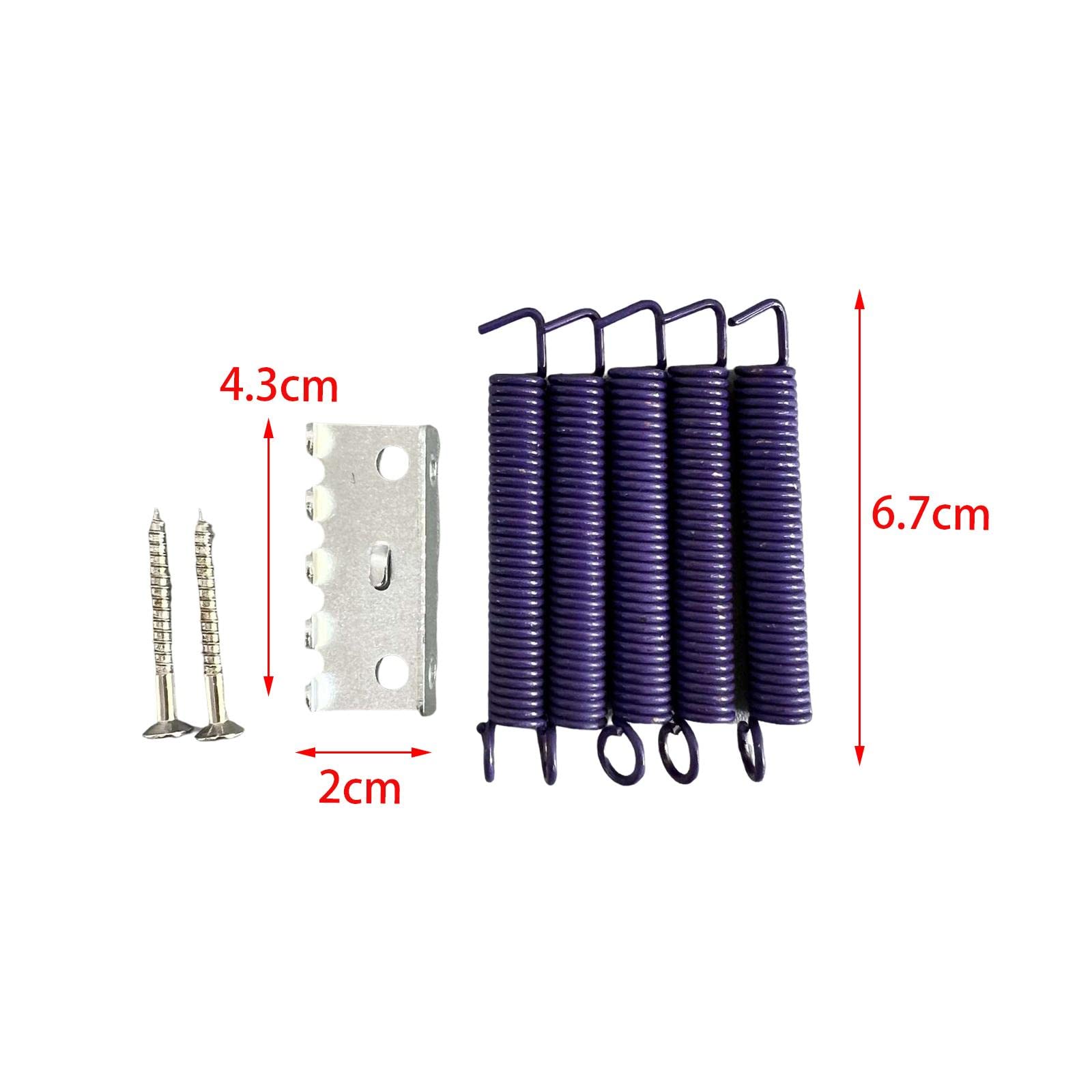 Vibrivio 6 Stück E-Gitarren Tremolo Metallbrücken Produktbild-Vorschau 6