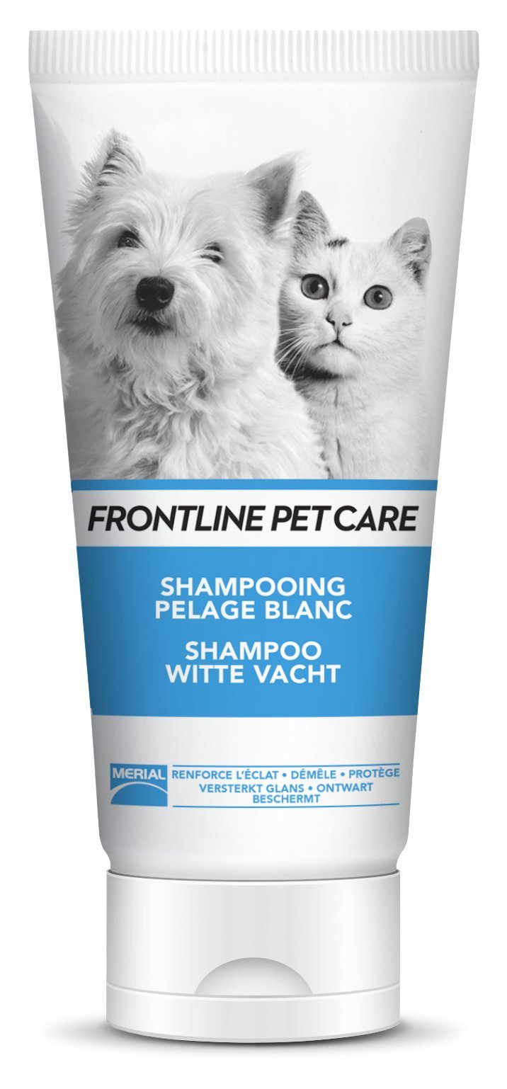 FRONTLINE Pet Care Coat Shampoo for dogs and cats 200 ml White.