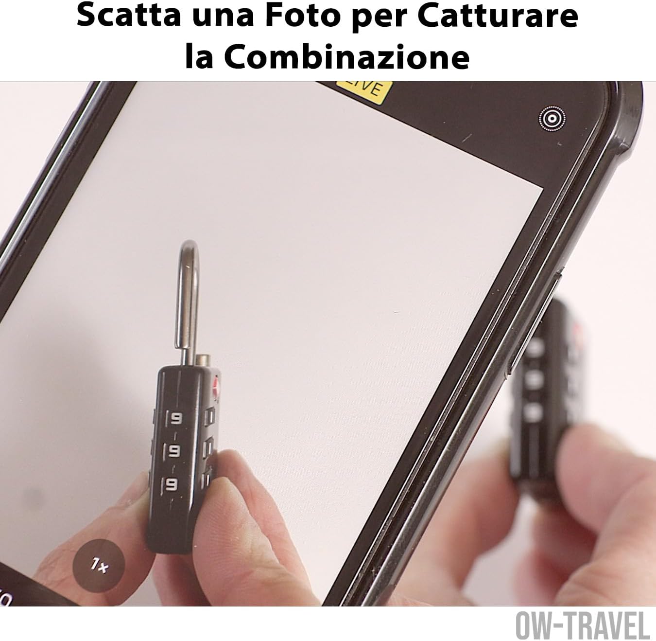 OW-Travel Lucchetto TSA, Lucchetto Valigia 3 Cifre con Indic... 11 61JkKAHHBAL. AC SL1350