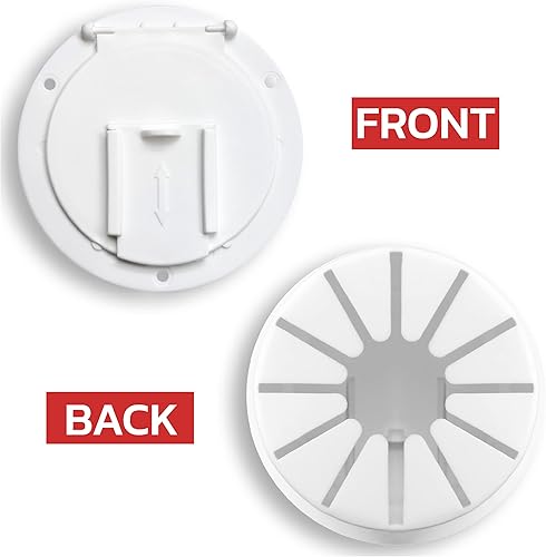 Miniatura 3 de NU-SET RV011, tapa para cables eléctricos con llave, color blanco