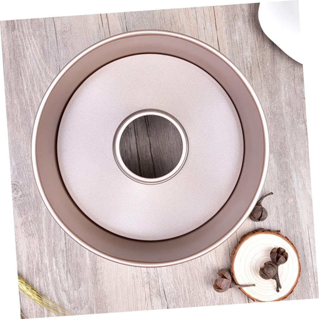 Homoyoyo Stampo per Budino Antiaderente Fondo Removibile 21x21x10 Cm in Acciaio al Carbonio Leggero, Teglia per Torta e Cheesecake per Forno Domestico, Facile da Sformare e Pulire