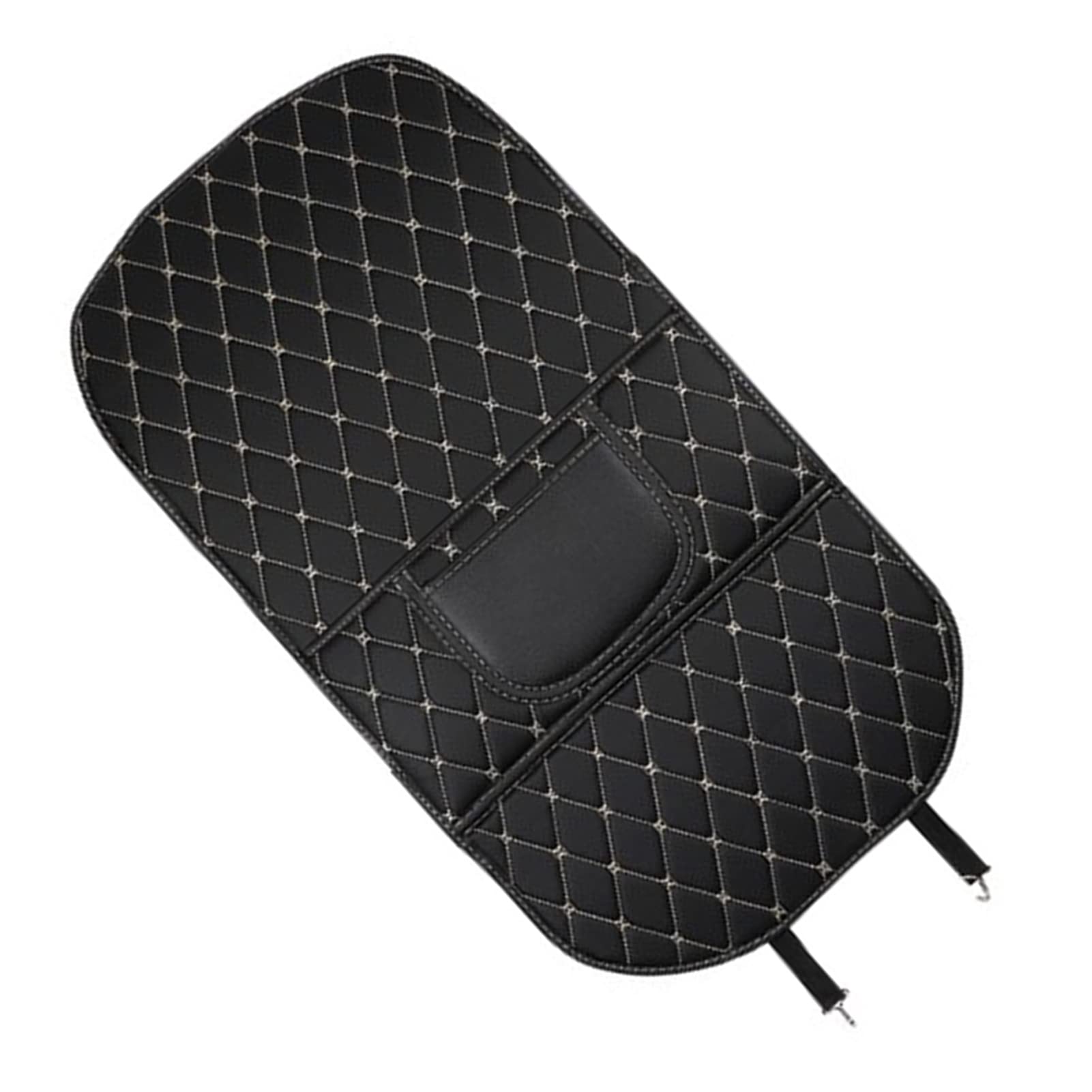 Bouclier Arrière de Siège de Voiture en Cuir PU, Couverture de Tapis de Protection de Siège Arrière, Facile à Nettoyer (Plus gros)