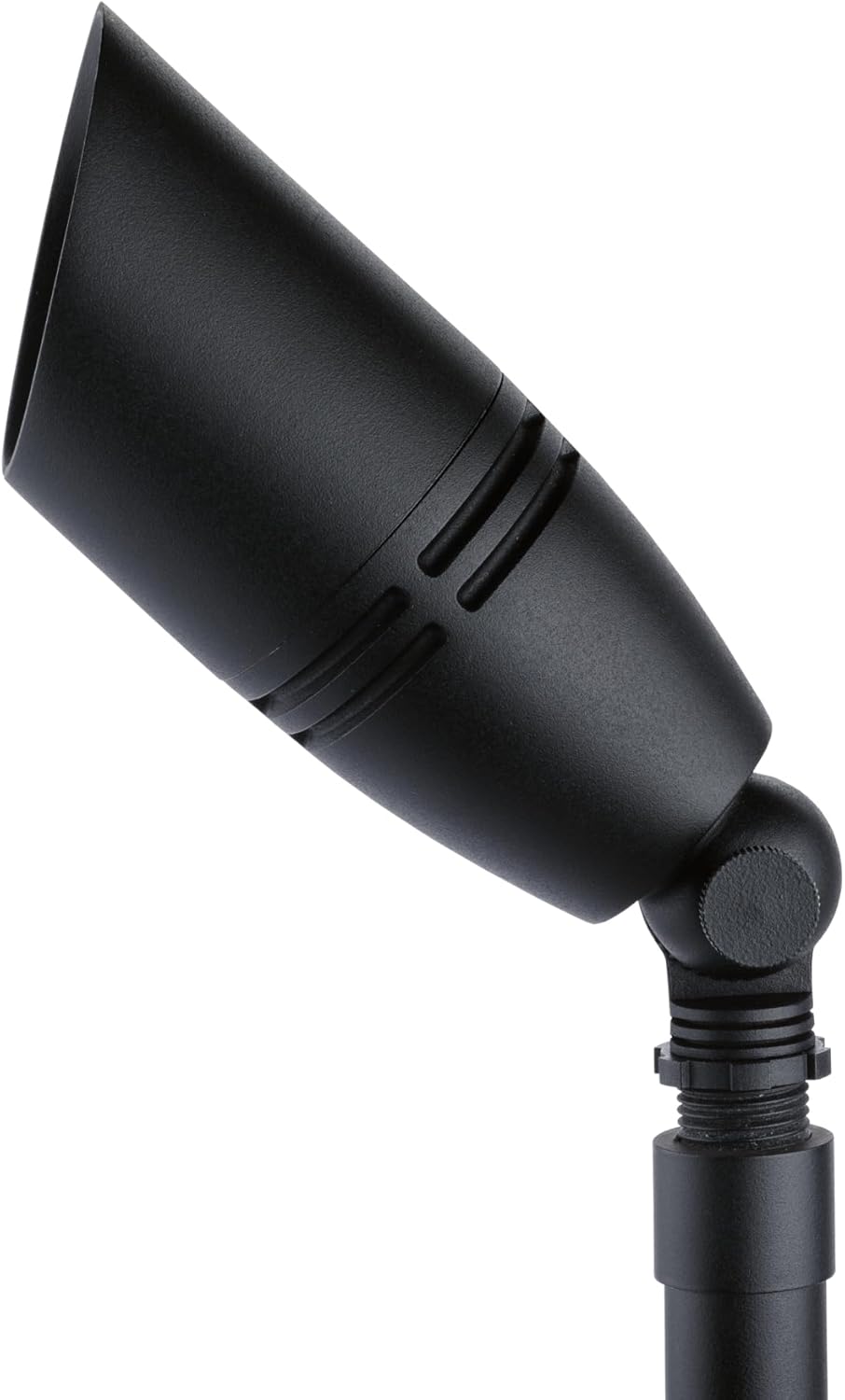 Kichler Fixed Socket MR16 Black Brass 12V Drop-in Accent Fixture, Landscape Lighting, (2.5 x 3.0 x 10.25), 15517BKB