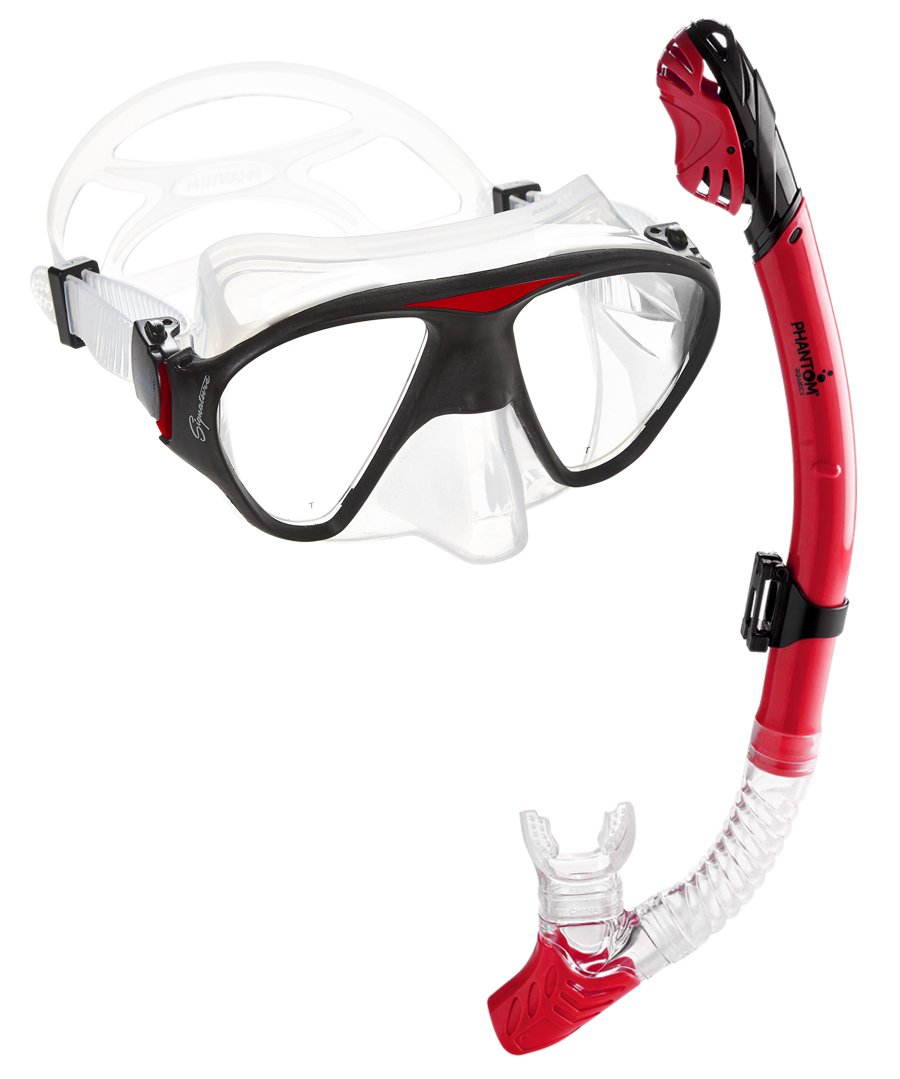 Phantom Aquatics Signature Mask Dry Snorkel Set