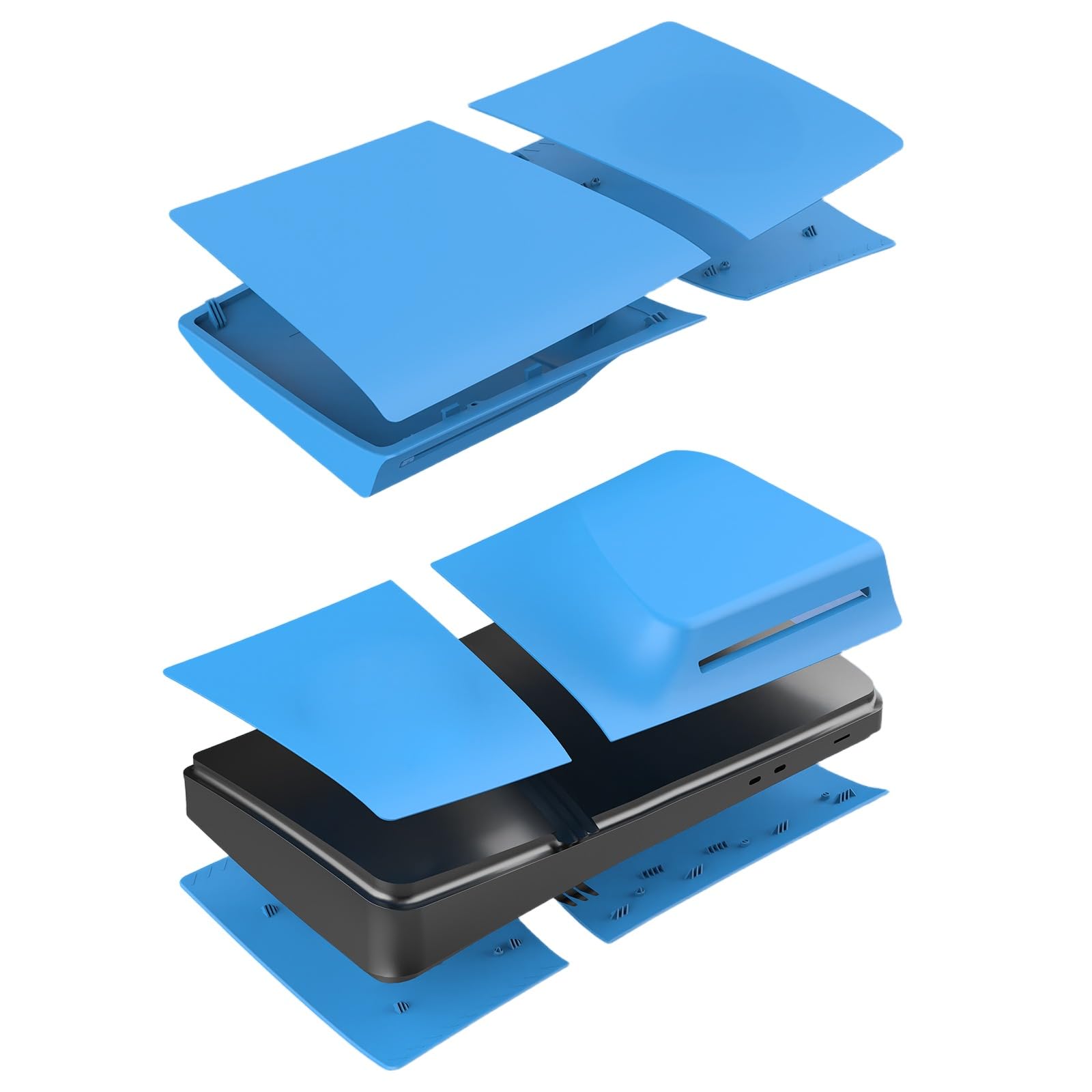 Pro Disc Edition, piastre di copertura per console PS5 Pro, pannelli di copertura compatibili con la nuova PlayStation 5 Pro, accessori protettivi di ricambio (blu stellare)