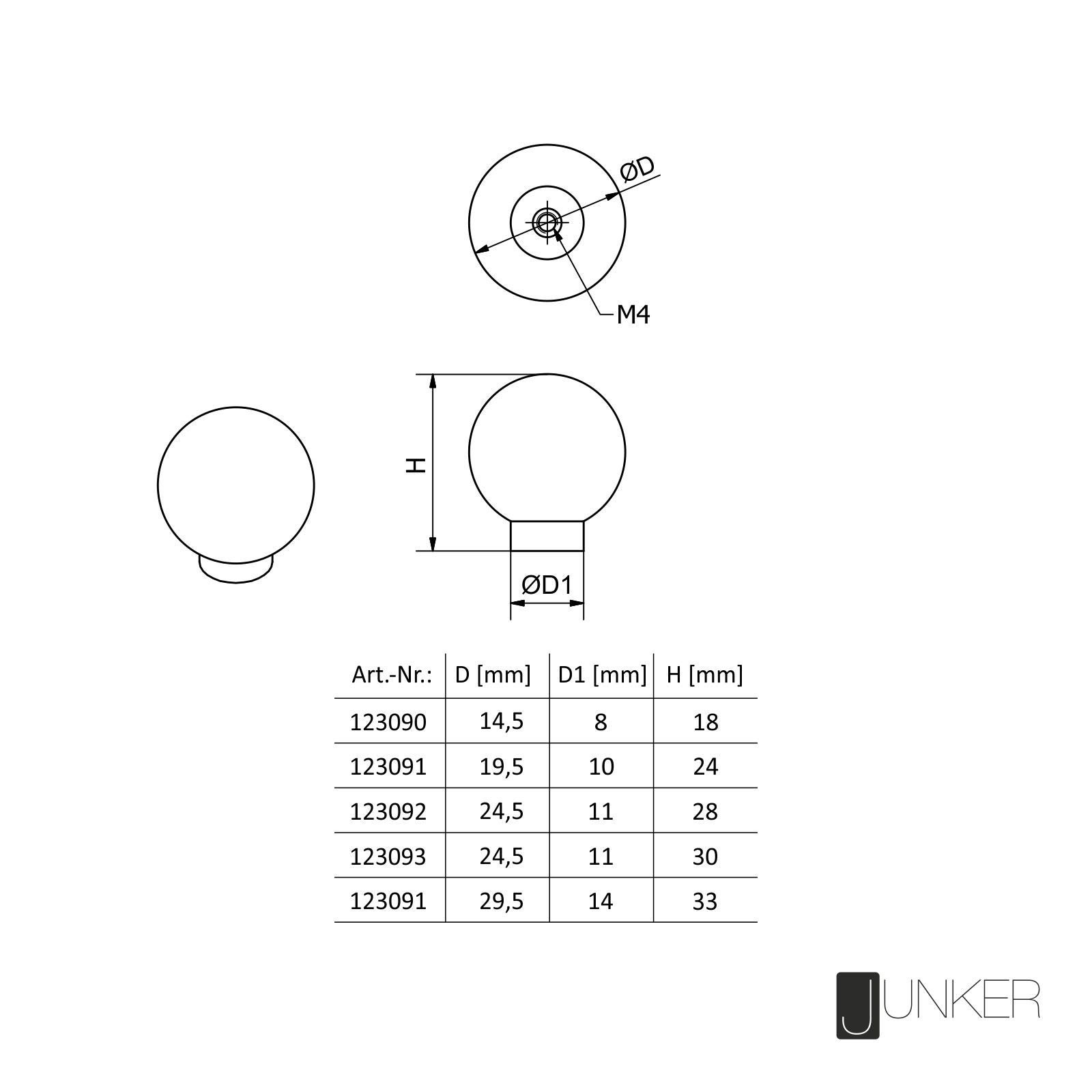SOTECH 10 pièces Boutons de meuble CARLISLE Ø 25 mm Hauteur 28 mm Acier Inoxydable brossé Bouton Bouton de Cuisine