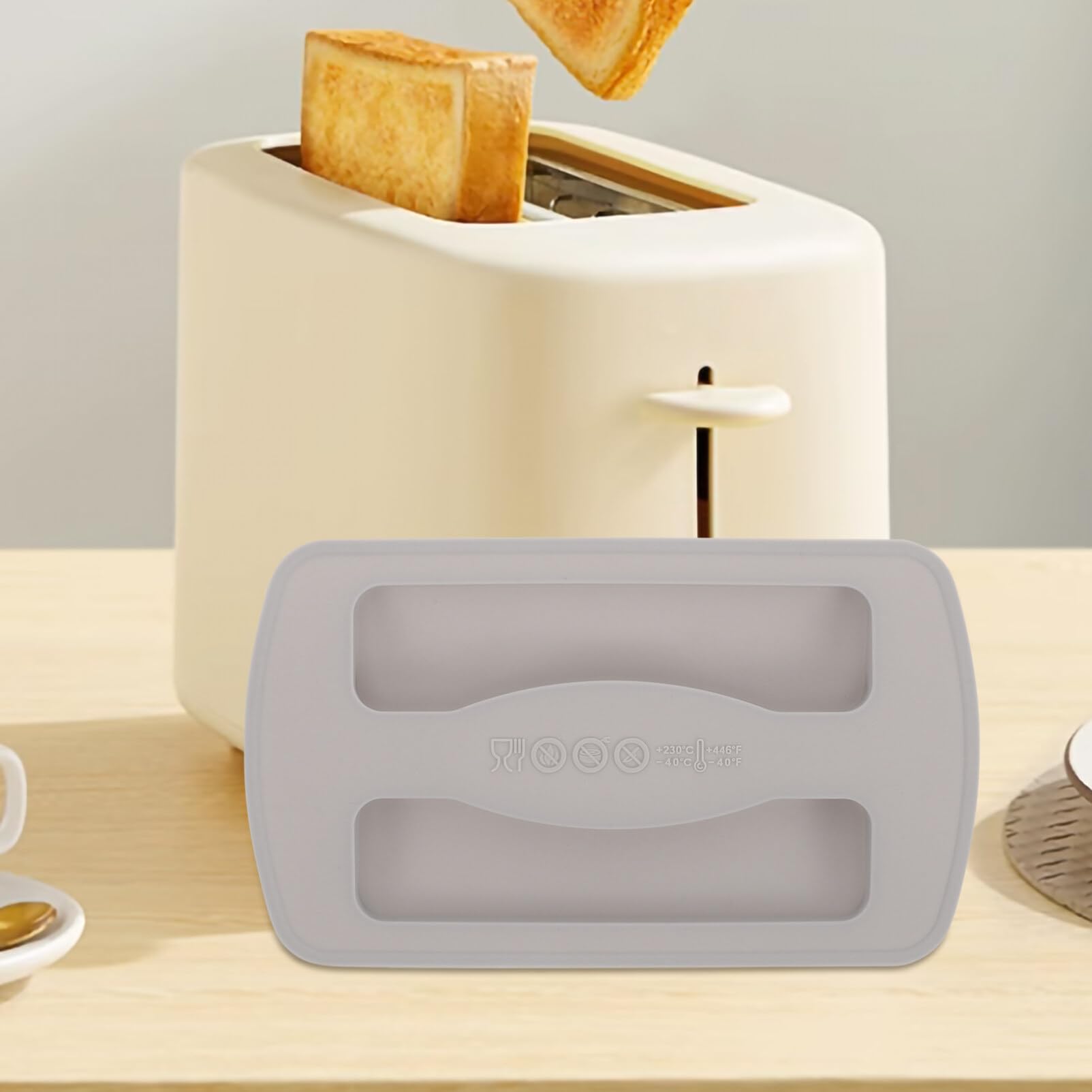 Fundas De Silicona Para Tostadora - Pack De 2, Protección Contra Polvo Y Salpicaduras, Fácil Limpieza Para Electrodomésticos De Cocina