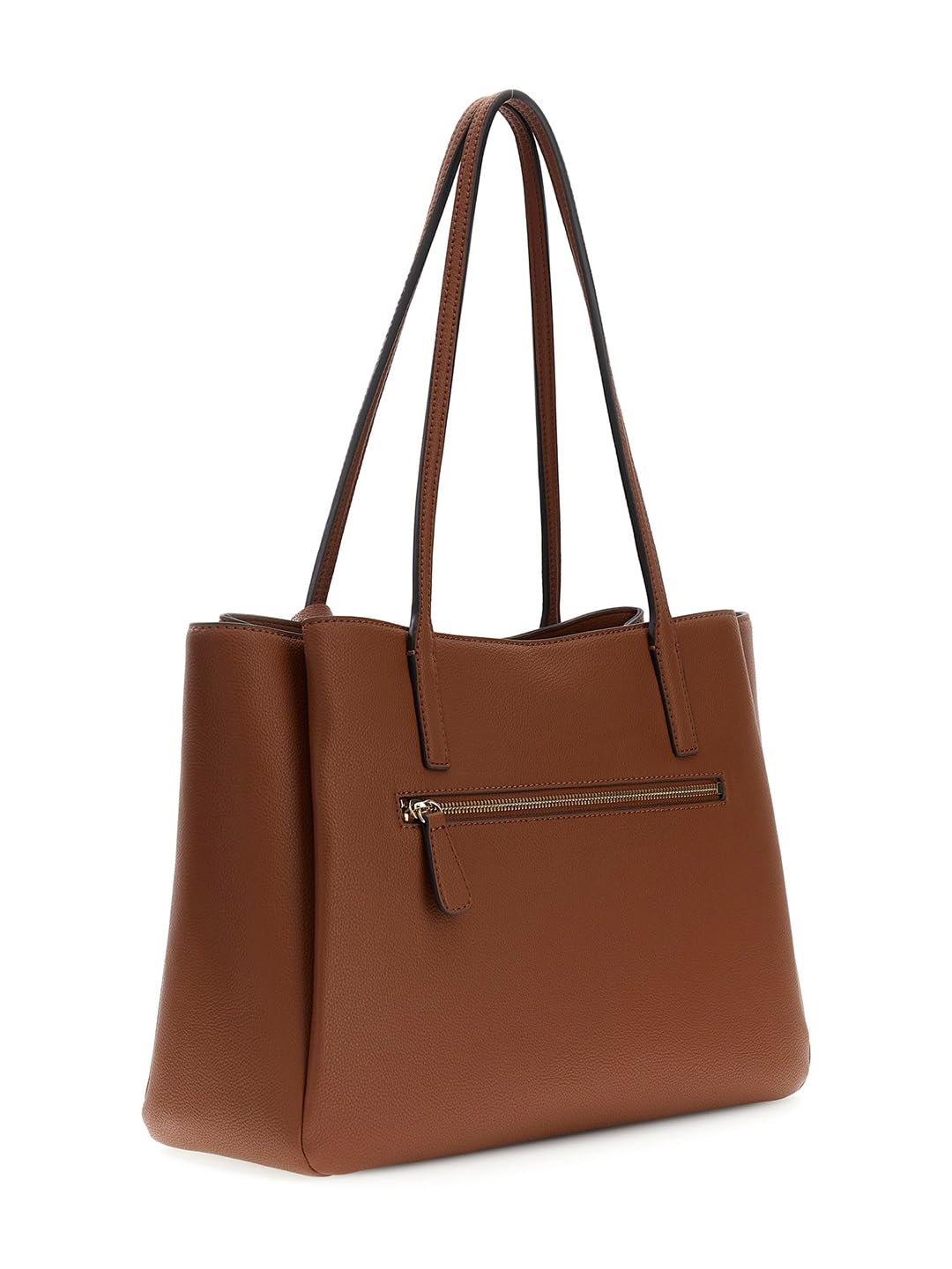 GUESS borsa a tracolla laptop bag con scomparto per laptop Isola Multi Compartment Tote Cognac marrone