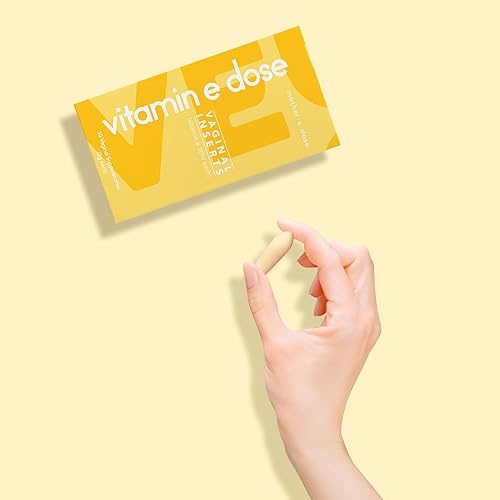 Vista 4 de Supositorio de dosis de vitamina E para la madre de 30 UI cada uno, hidratante sin hormonas para sequedad vaginal para lubricar áreas secas, 10