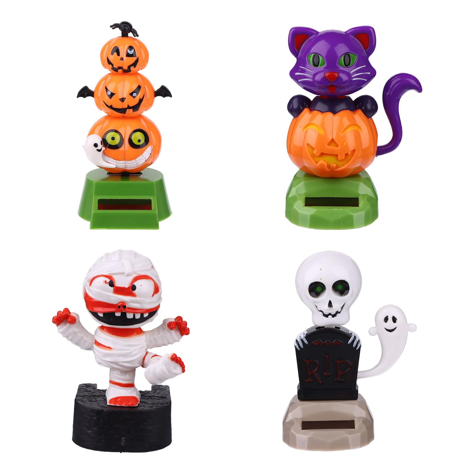 Amazon.com: 4 Pack Halloween Solar Powered Dancing Toys