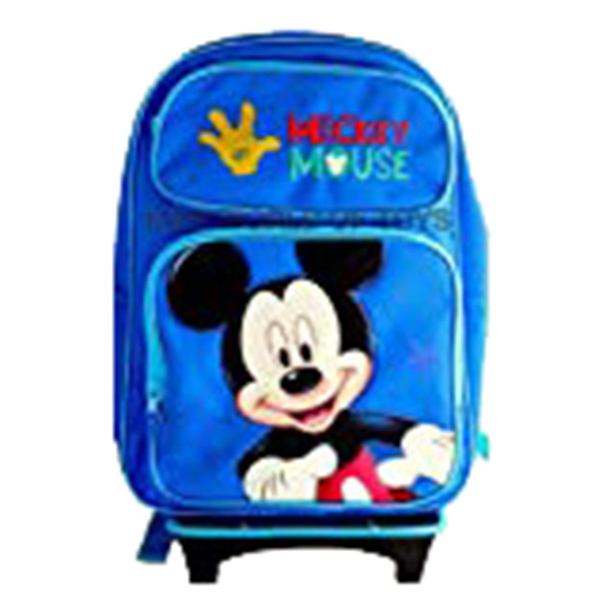 mickey mouse rolling backpack