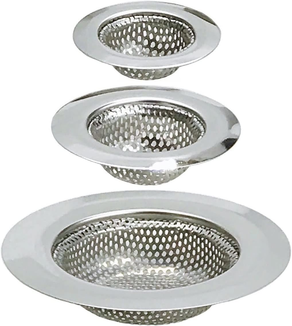 Bathtub Drain Strainer 3Pack, Shower Drain Hair Catcher