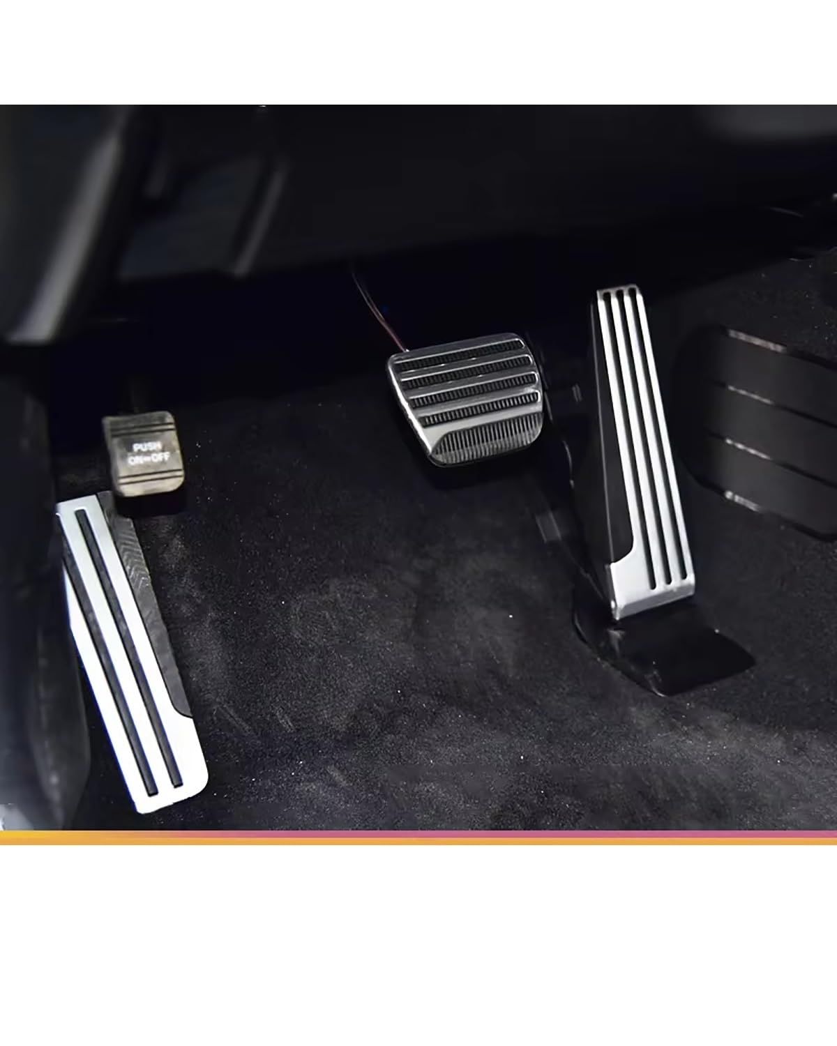 Pedali Auto Anti-Scivolo Per Infiniti G25 G37 Q50 QX70 - 3 Pezzi In Alluminio E Gomma, Facili Da Installare