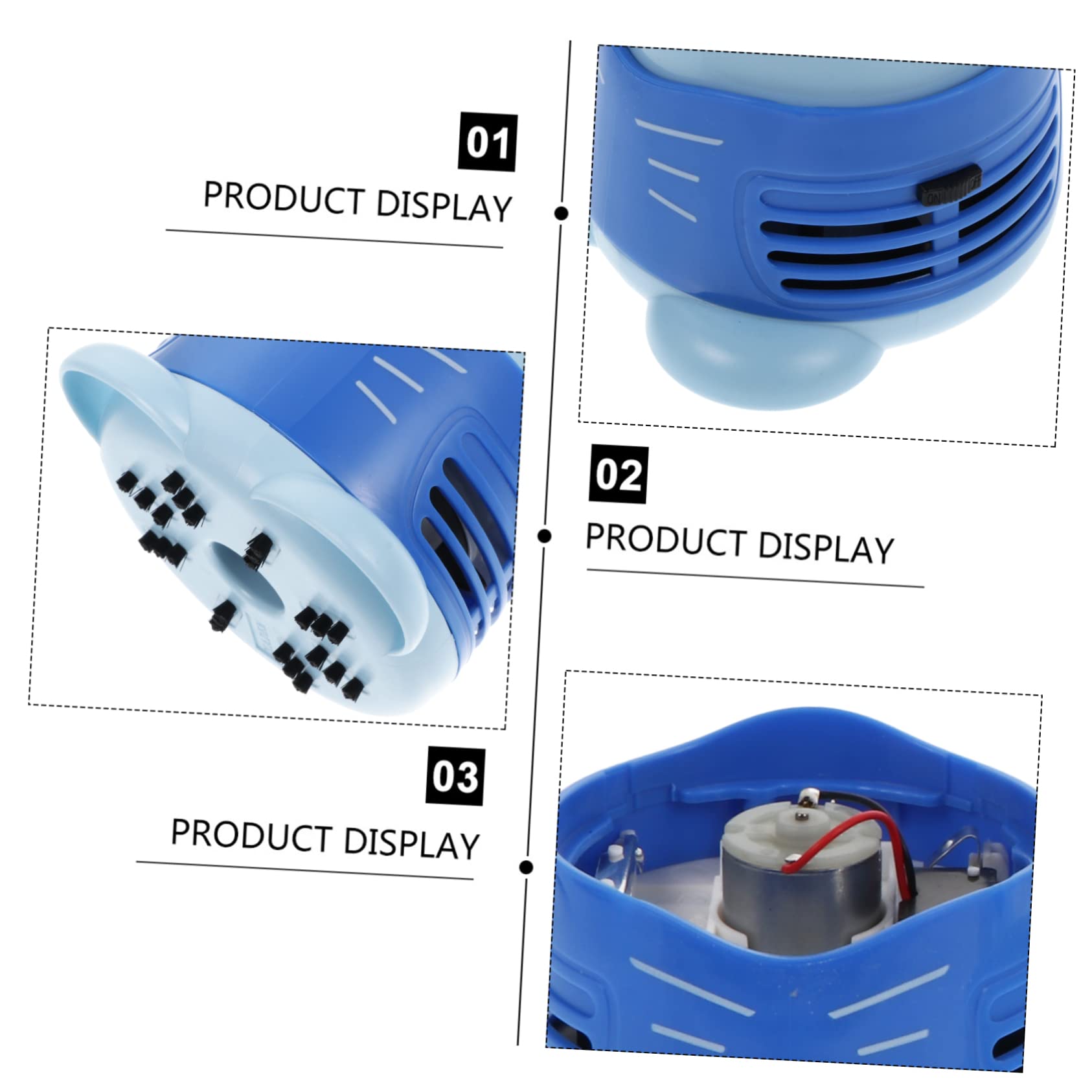 CONGARTENO 1pc Mini Desktop Vacuum Cleaner for Portable Dust Collector for Office and Home Use Efficiently Cleans Crumbs and Dust Low Noise No Battery Required Design