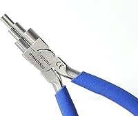 Vista 9 de Cynamed Alicates de acero inoxidable alemán 6 en 1, alicates formadores de bucle con mango antideslizante y cómodo para bucles y anillos de salto