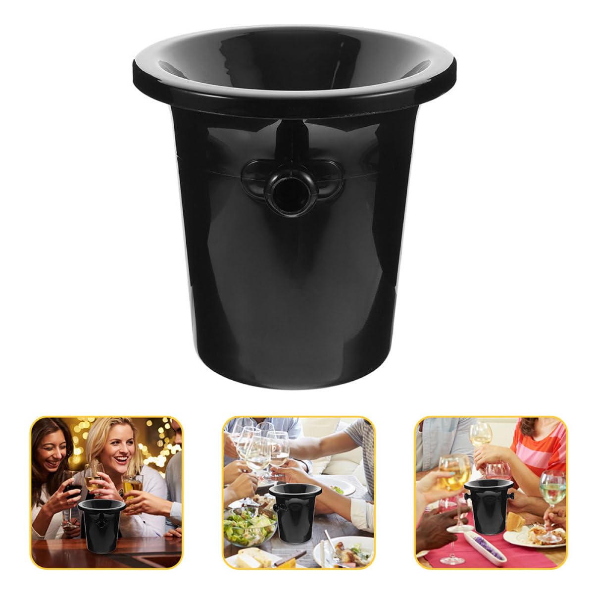 BESTYASH 2pezzi Sputacchiera Rondetta per Degustazione di Vino Secchio per Svuotamento di Sputacchiera Portatile Barile per Conservazione della Birra Accessori per Bar