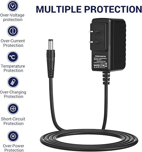 Miniatura 5 de Adaptador de corriente de 6 V 2 A CC para ProForm Elíptica LEEX Series 480 490 500 390 395 510EX 400 700 Cardio Cross Trainer cable de cargador de
