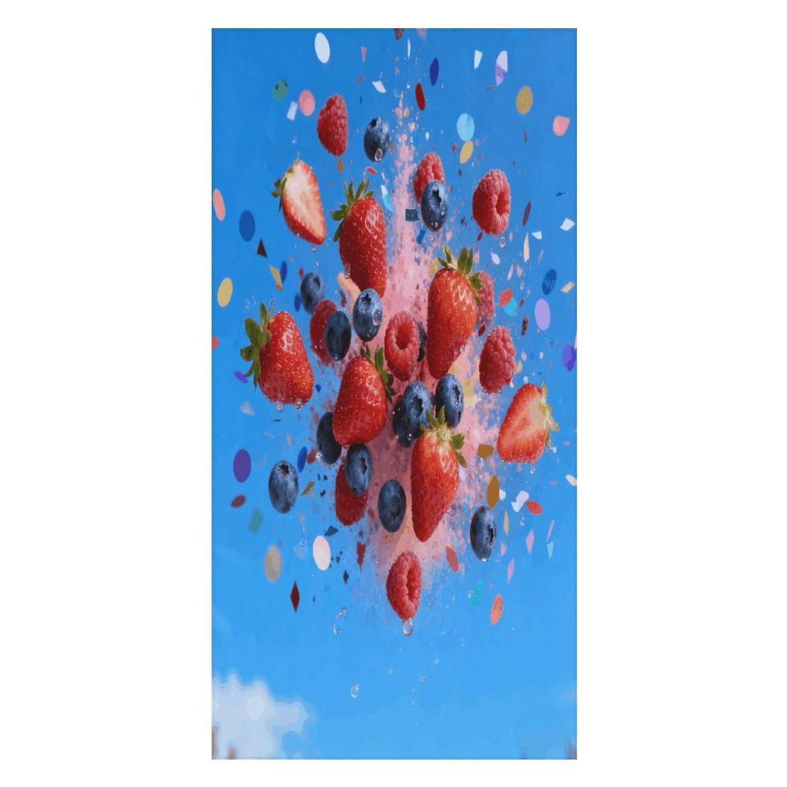 FekiLoot BerryMulti Confetti Beach Towel Oversized Bath Towel Ultra Soft Pool Towel Cozy Swim Towel Silky Lounge Towel Quick Dry Travel Towel Gentle Absorbent Towel for Adults Women Men