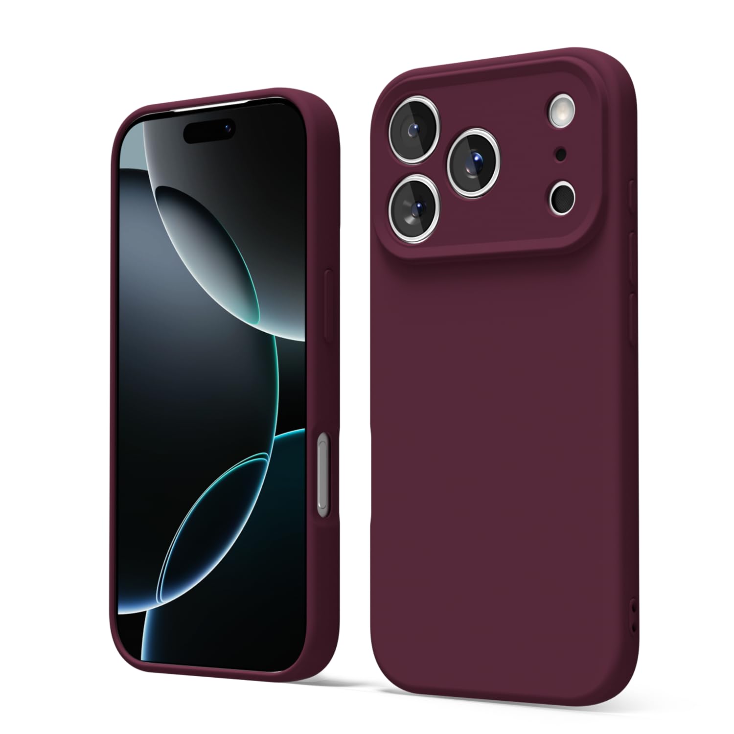 oakxco for iPhone 16 Pro Max Case Liquid Silicone, Soft Rubber Gel Elegant Aesthetic Basic Simple Cover, Cute Thin Slim TPU Matte Solid Color Plain Smooth Case for Women Girl, Light Pink — view 52