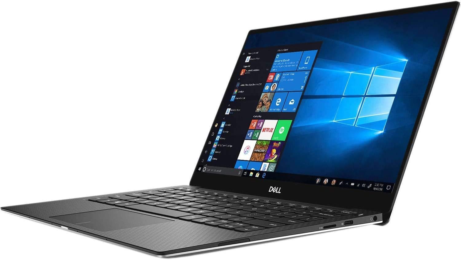 Dell XPS 13 7390 Thin and Light 13.3 InfinityEdge Touchscreen Laptop, 10th Gen Intel i5-10210U up to 4.2GHz, 4GB RAM, 128GB PCIe SSD, Wi-Fi, Webcam, Windows 10 Home (Renewed)