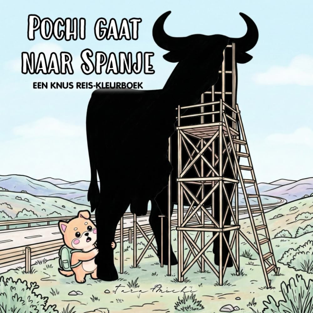 POCHI GAAT NAAR SPANJE: Kleurboek voor jonge en volwassen ontdekkingsreizigers met schattige hondenavonturen, dikke lijnen en gedetailleerde Spaanse ... voor ontspanning (Schattige reis-kleurboeken)