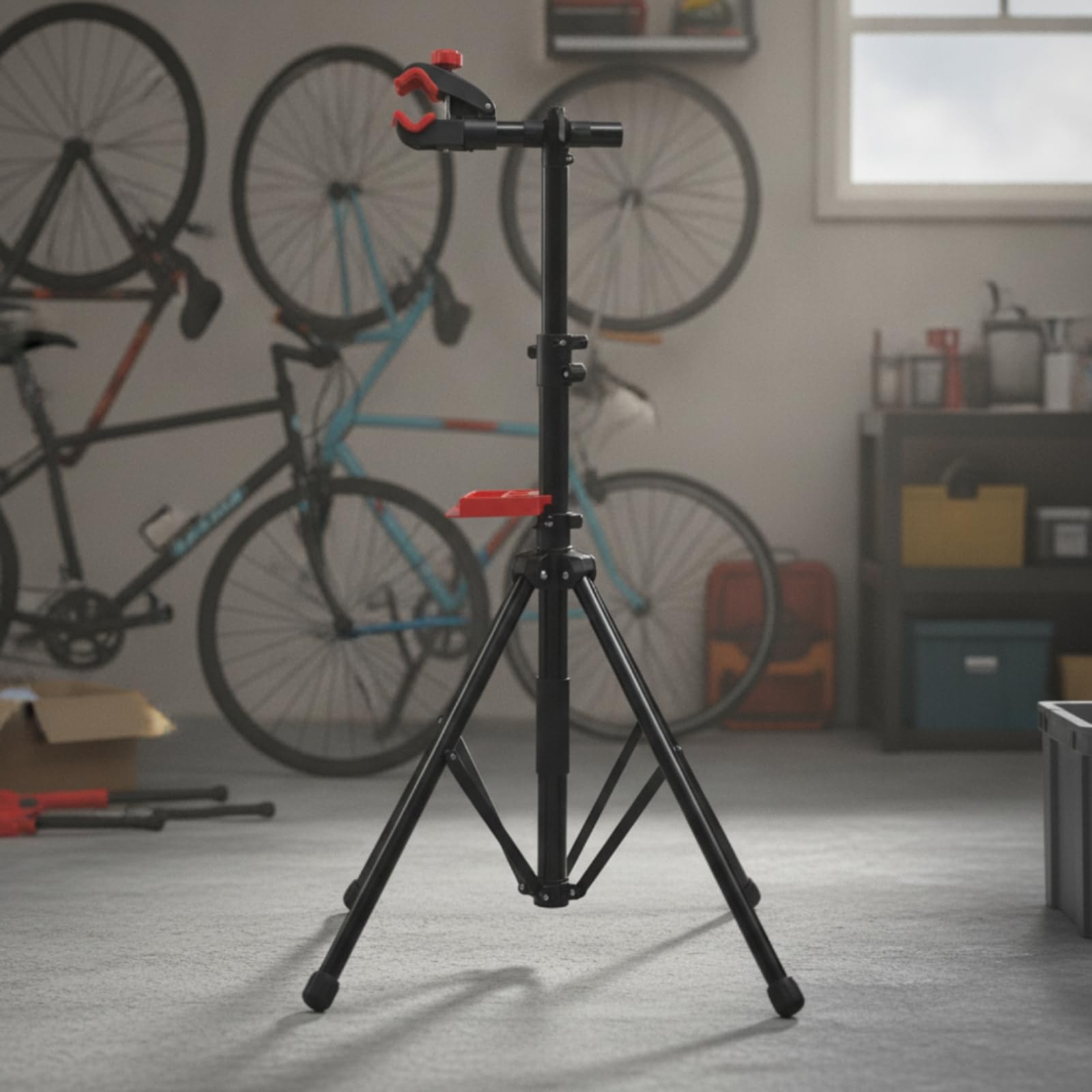 Reparación Bicicletas con Banja Resisn Reparación Bicicletas Plegable Compacto para Eniastas l Ciclismo, Garaje,