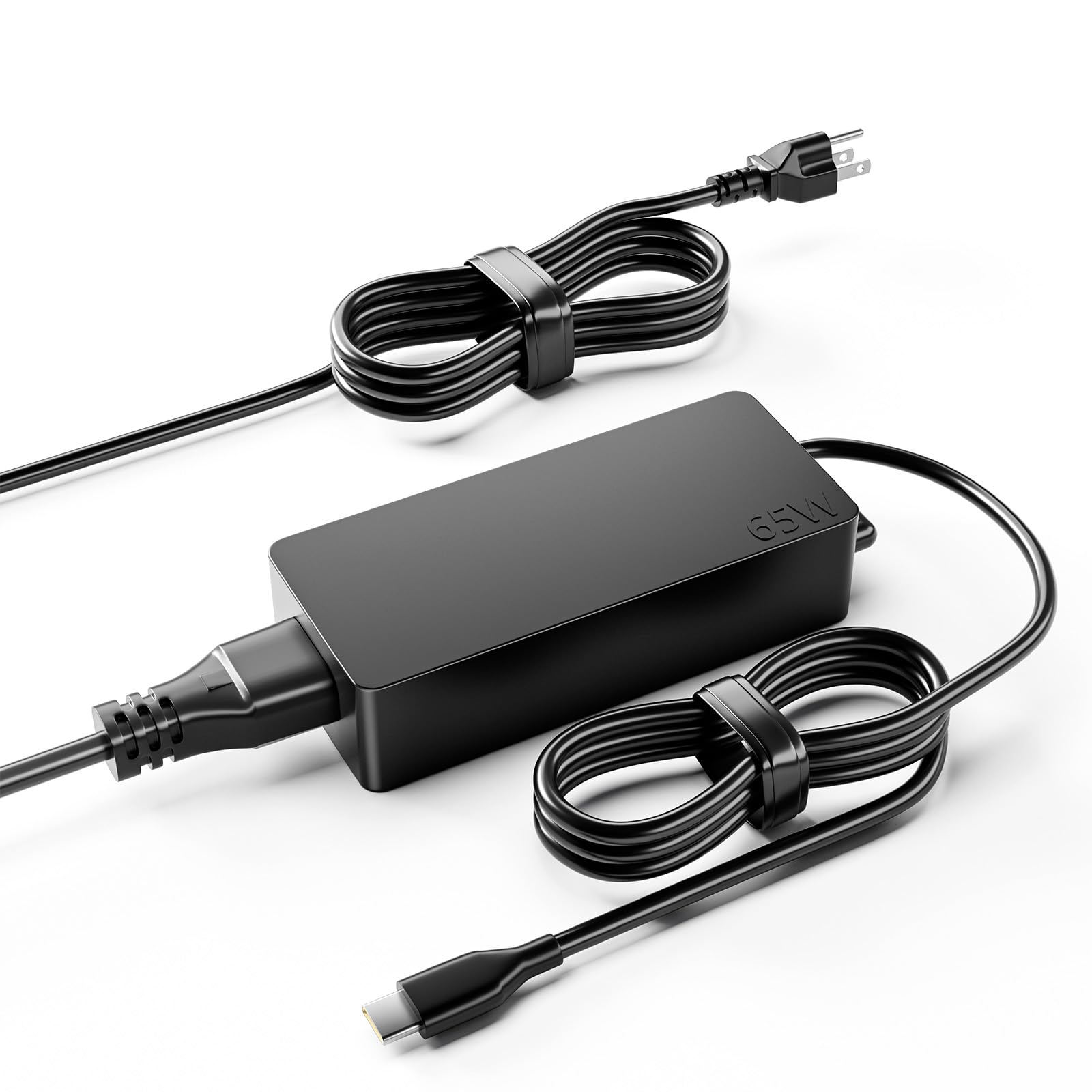 65W USB C Laptop Charger for Lenovo Thinkpad T14 T14s T15 L13 L15 L14 X13 E14 E15 Gen L13 L14 Chromebook 2nd Gen Laptop T480 T490 P52s C740 920 C930 C940 Type C Power Cord