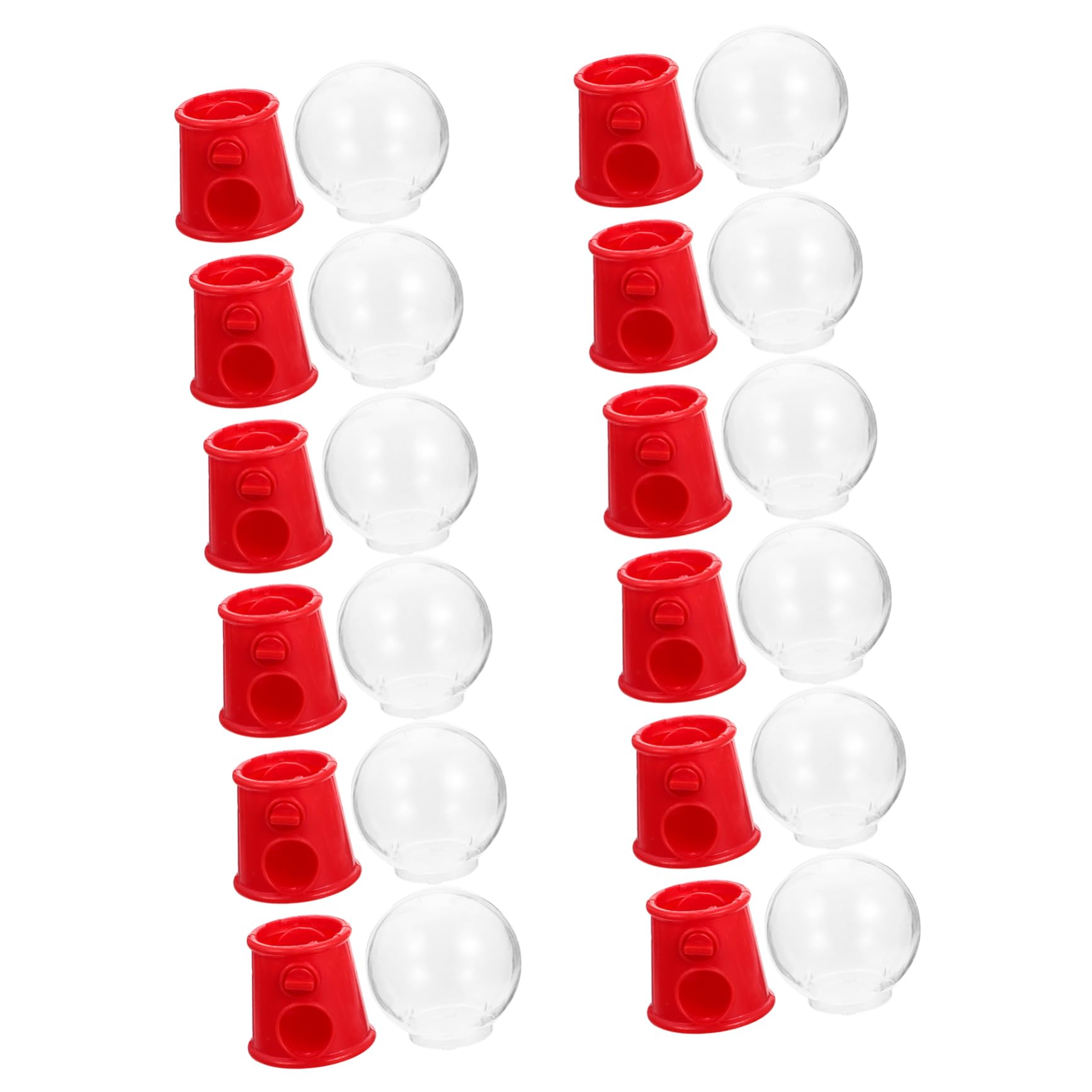 Cabilock Candy Dispenser Machine 12pcs Gumball Machine Toy Creative Gumball Dispenser for Boys and Girls