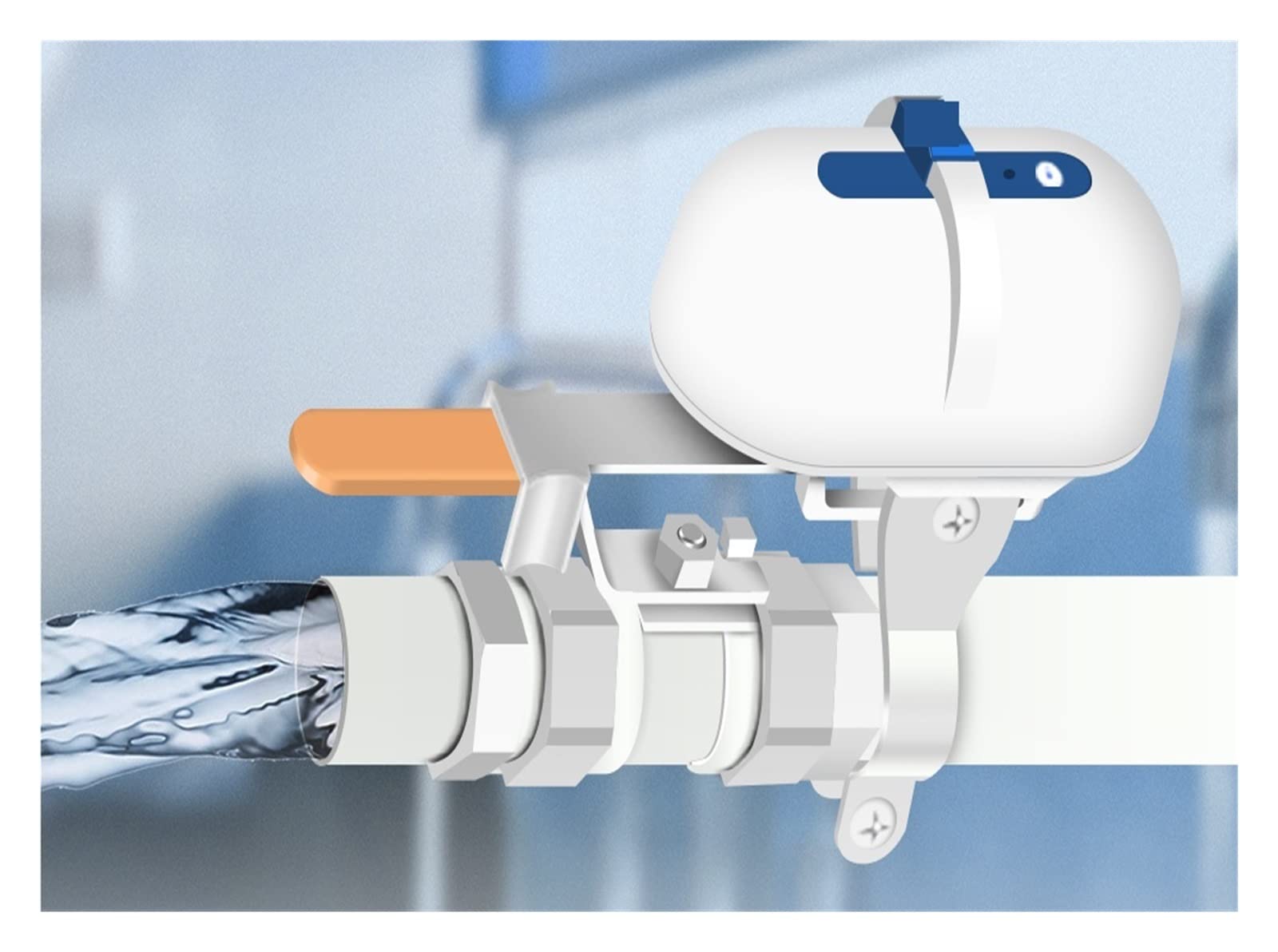 Válvula inteligente Controlador de válvula de apagado automático de tubería de gas de agua inteligente Aplicación de vida inteligente Soporte de control remoto Control inalámbrico inteligente Temporiz