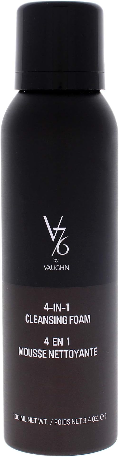 V76 by Vaughn 4-IN-1 Cleansing Foam Formula for Men, 3.4 oz