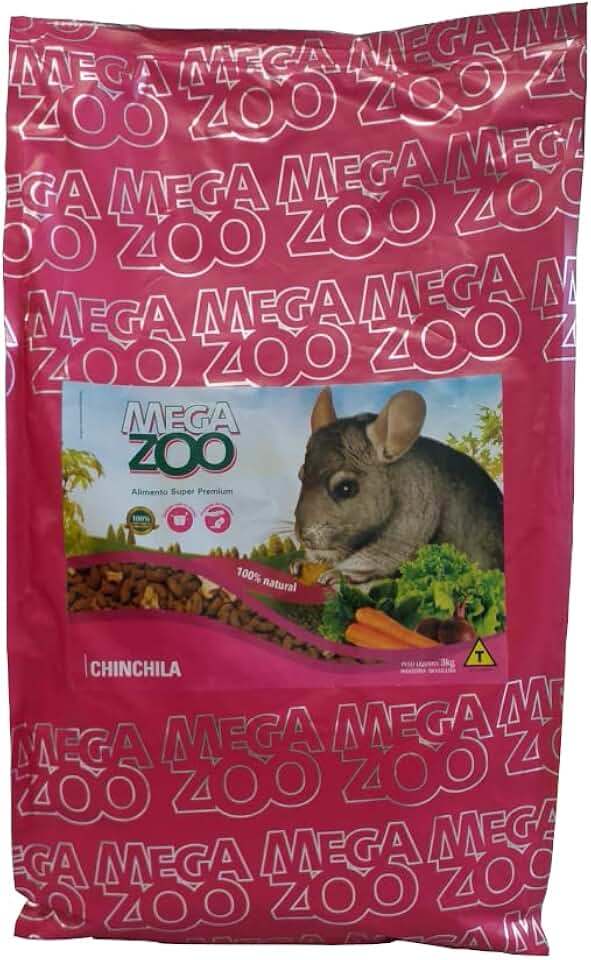 RAÇÃO MEGAZOO EXTRUSADA CHINCHILA 3KG