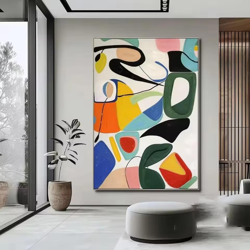 Póster y láminas de arte abstracto colorido en formato 40x50cm con acabados de alta calidad