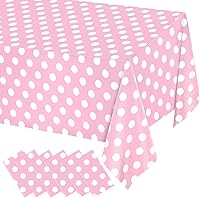 Vista 114 de WNINK Paquete de 6 manteles desechables negros de 54 x 108 pulgadas, para barbacoa, cumpleaños, picnic, despedida de soltera, compromiso, boda