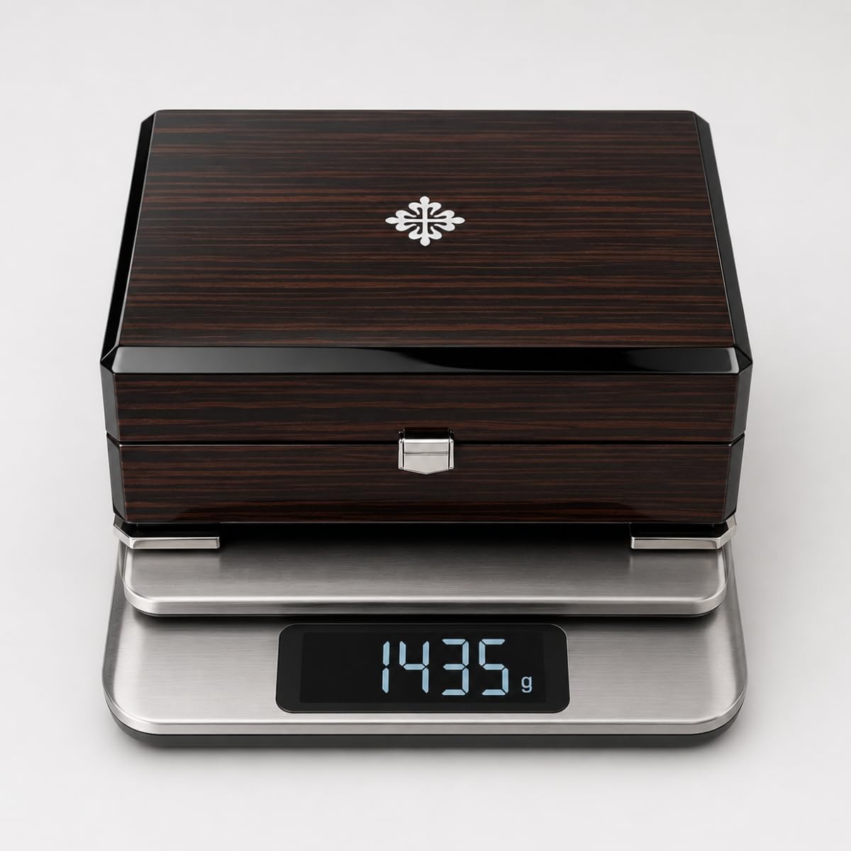 Scatola Orologio in Legno Custodia Orologio Singola con Cuscino Morbido e Fodera Morbida Superficie Testurizzata Uso Quotidiano per Patek Philippe Calatrava