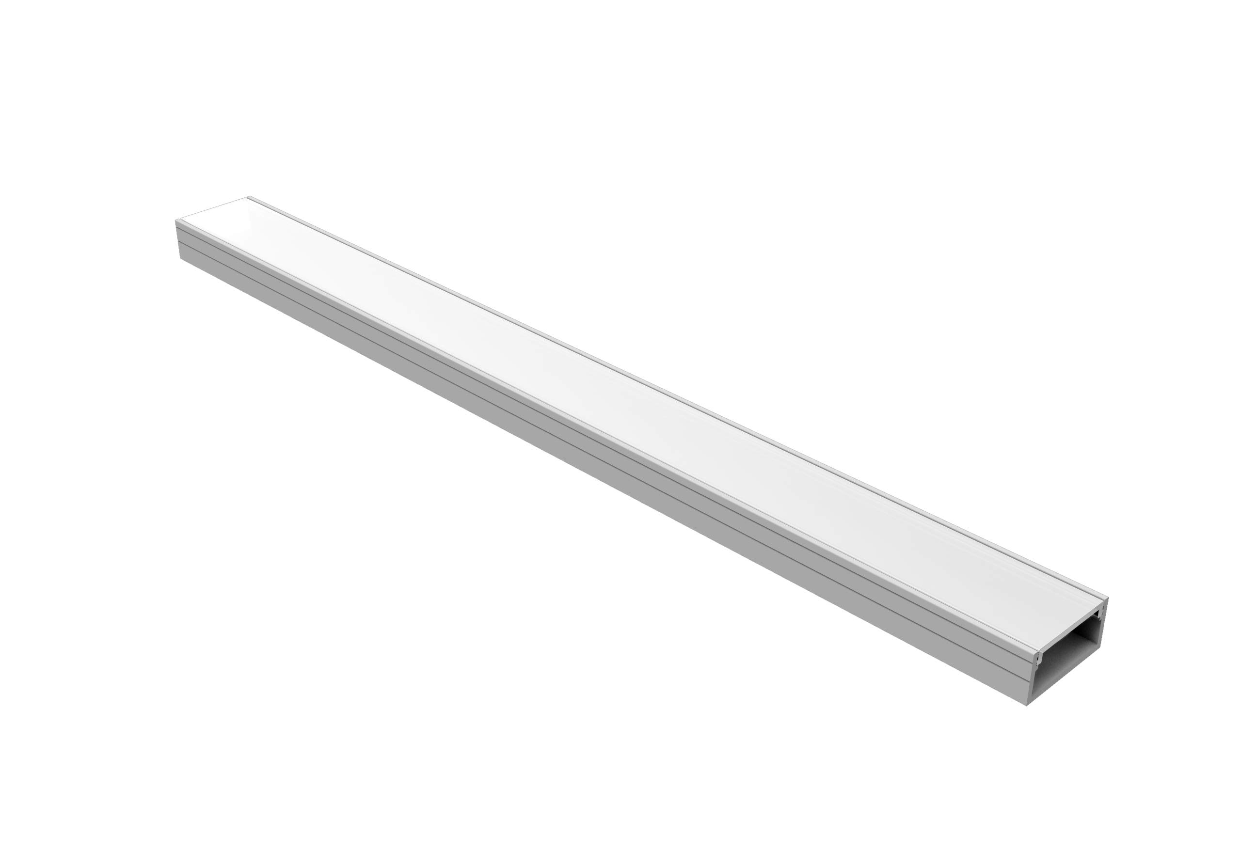 Sensio Silver Fino - Surface Mounted Aluminium Profile - 1000Mm, One Size,
