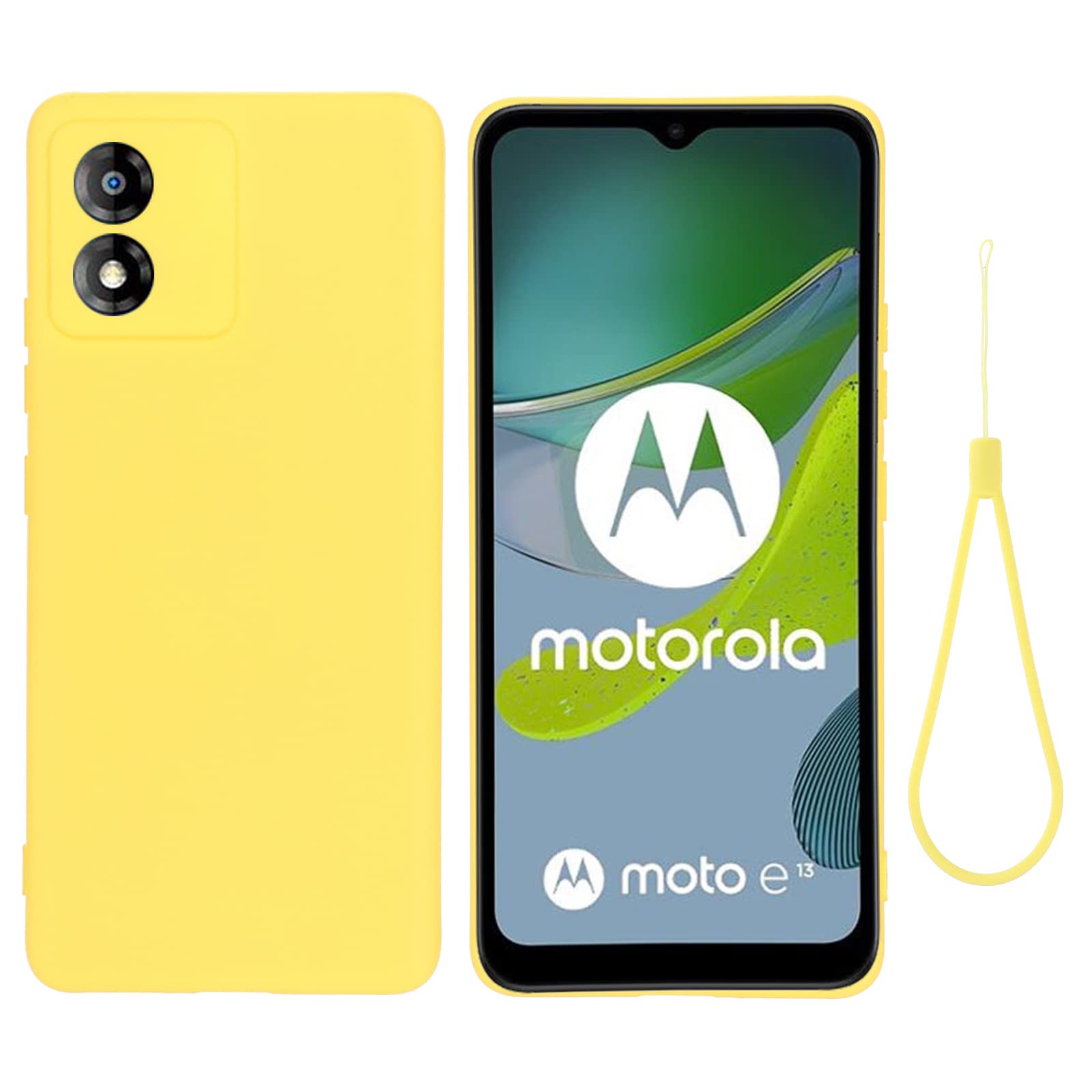 SHIEID Cover Gialla Per Motorola Moto E13: Protezione Morbida E Tanta Allegria!