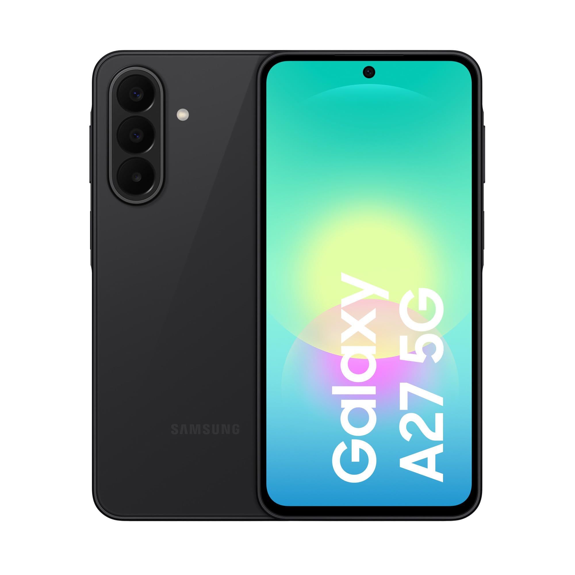 Samsung Galaxy A27 5G, 256GB, RAM 8GB, Black [Versione Italiana] | 3 anni di Garanzia, Smartphone sottile, Cerchia e Cerca, Gomma Oggetto, Trascrizione Vocale, Tripla Camera, IP64, 5.000 mAh