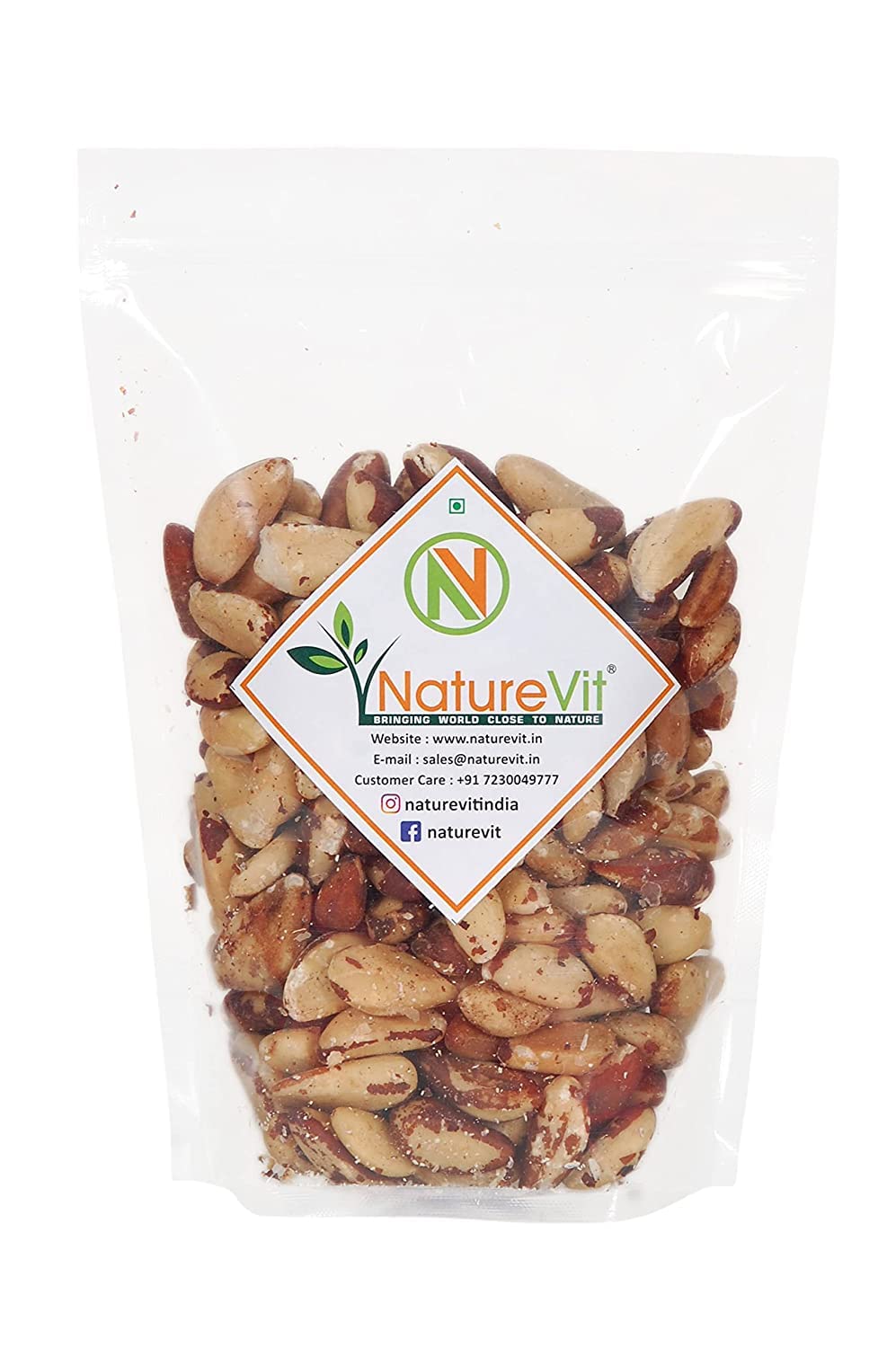 NatureVit Brazil Nuts, 100g | Fresh & Premium | Grade A | Rich In Selenium | Product Of Peru (B0B3XTXR85) Amazon Price History, Amazon Price Tracker