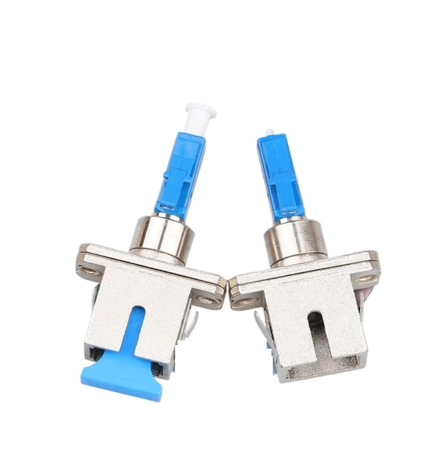 Adaptador de fibra óptica simplex híbrido LC/UPC a SC/UPC | 2PCS