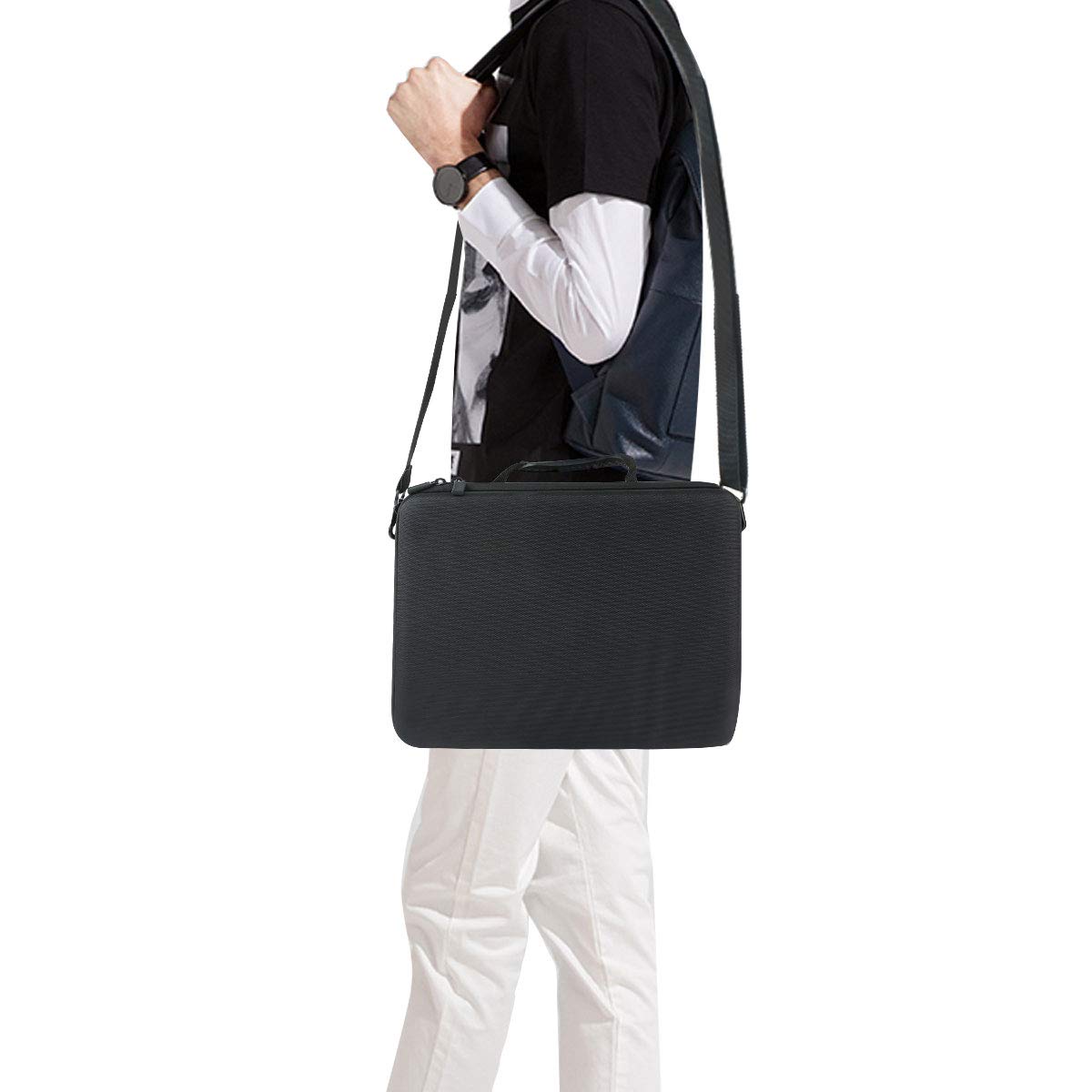 co2CREA twarde etui na pudełko do przechowywania baterii Organizer do przechowywania baterii - mieści 155 baterii AA AAA C D9V-kompatybilne z testerem baterii BT-168D (duże pudełko, z testerem)
